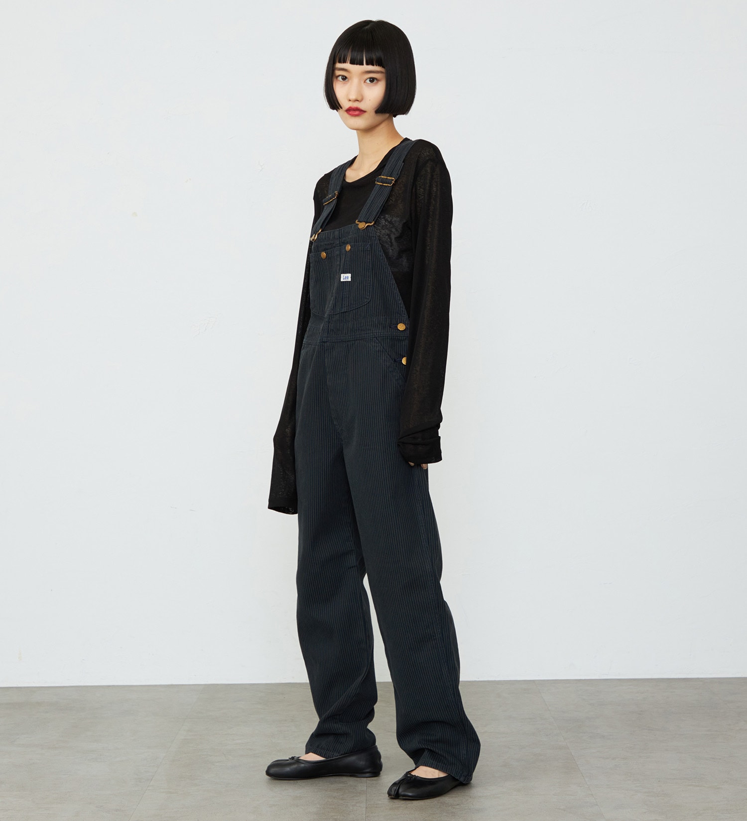 Lee(リー)の【予約】【秋冬】テーパードオーバーオール/サロペット DUNGAREES|オールインワン/サロペット/オーバーオール/レディース|ヒッコリー