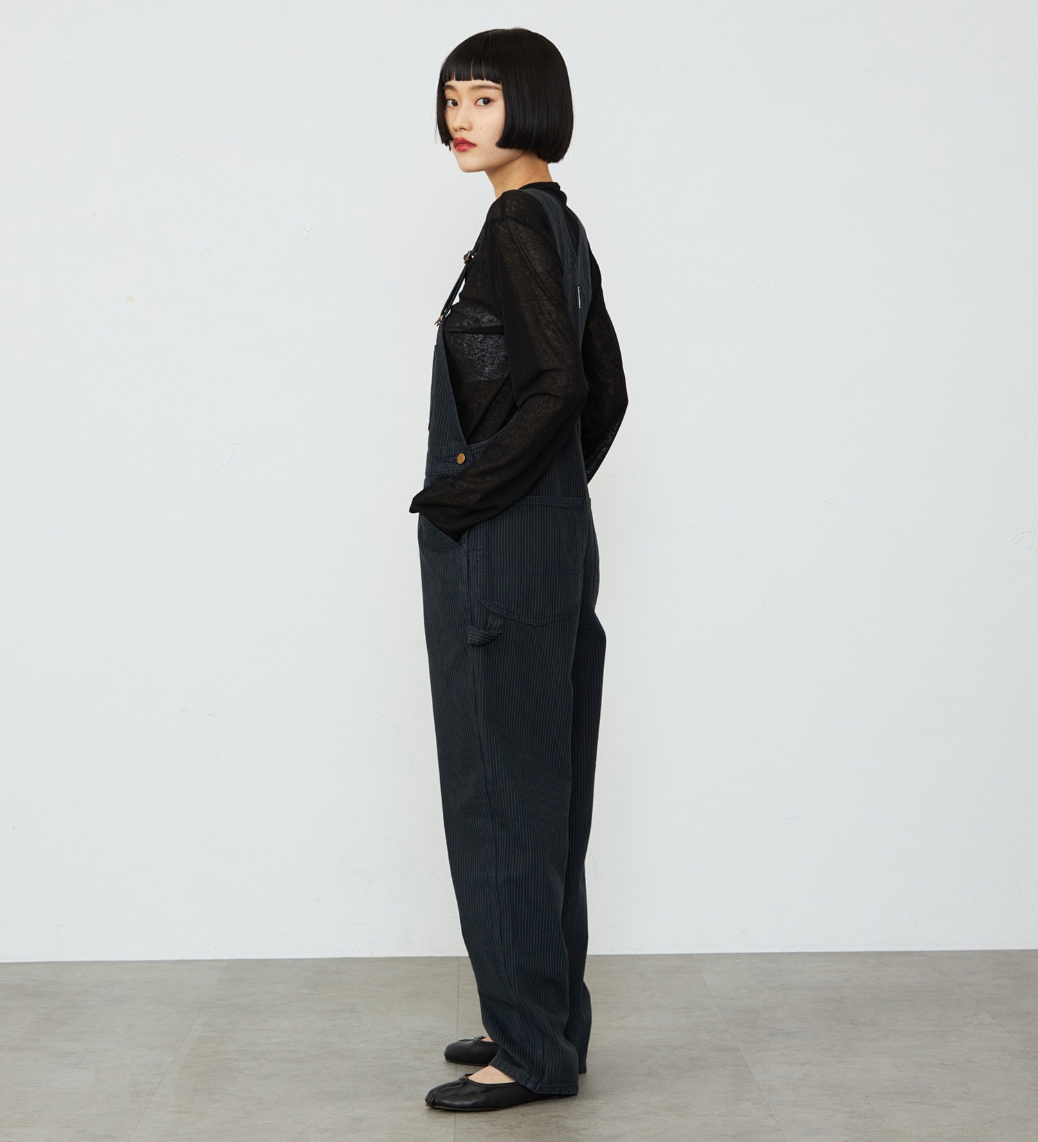 Lee(リー)の【予約】【秋冬】テーパードオーバーオール/サロペット DUNGAREES|オールインワン/サロペット/オーバーオール/レディース|ヒッコリー