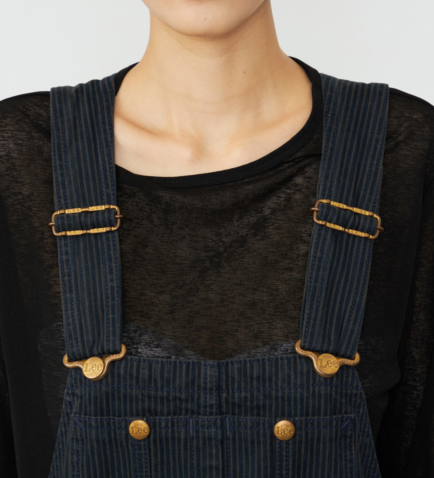 Lee(リー)の【予約】【秋冬】テーパードオーバーオール/サロペット DUNGAREES|オールインワン/サロペット/オーバーオール/レディース|ヒッコリー
