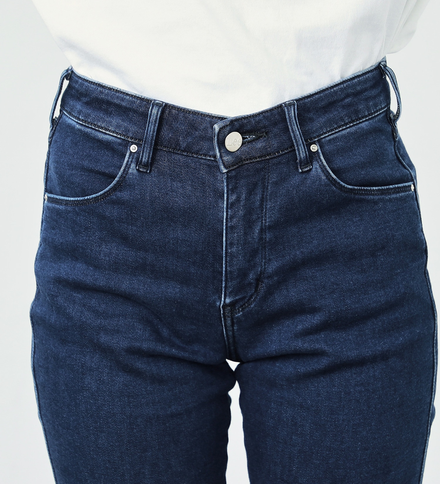 Lee(リー)の【先行SALE】【3,000円OFF】【リピート率No1】暖かくて柔らかい裏起毛ジェギンス 人気のストレッチスキニーパンツ【暖】|パンツ/デニムパンツ/レディース|濃色ブルー