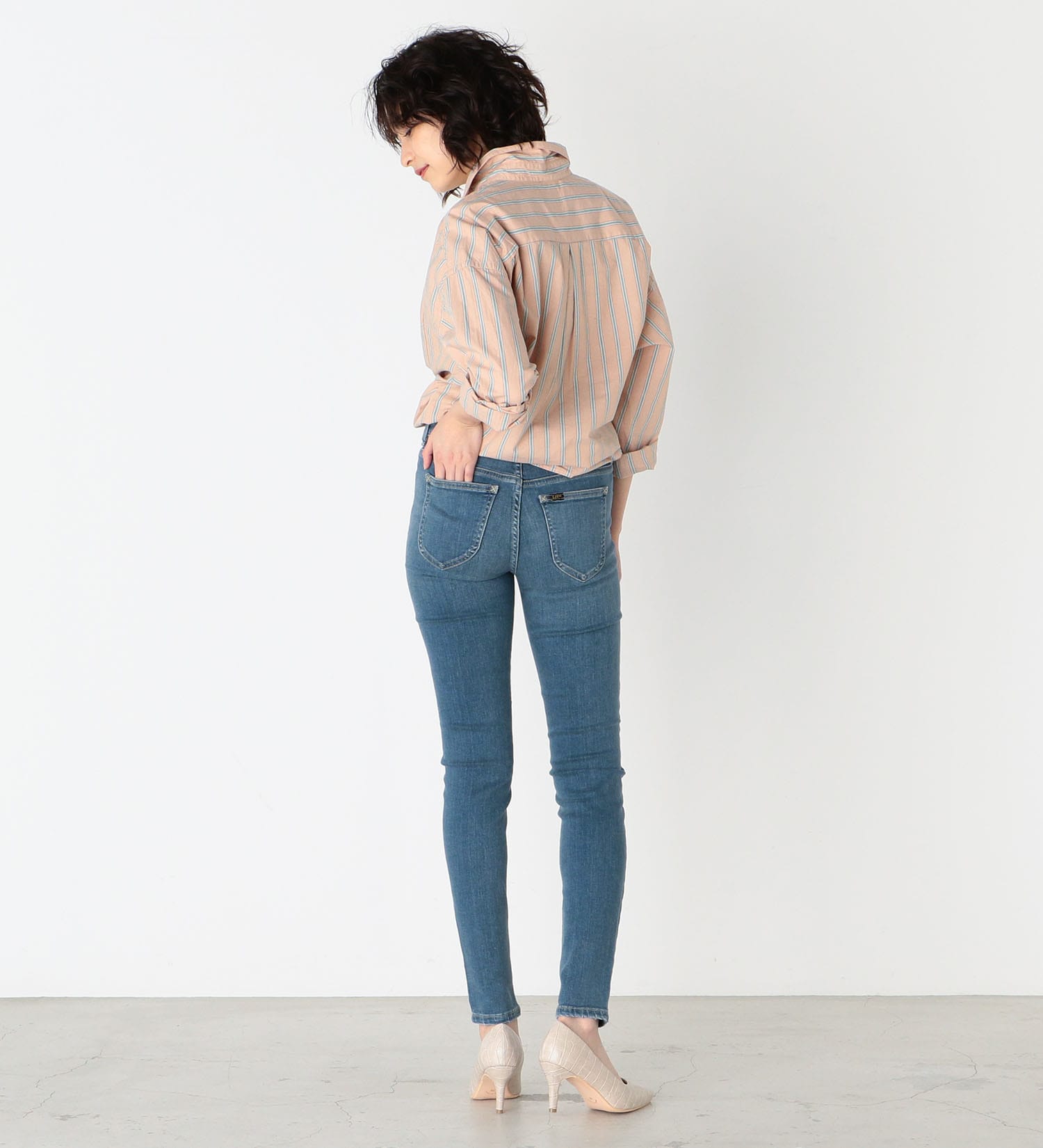 Lee(リー)のSTANDARD WARDROBE スキニー|パンツ/デニムパンツ/レディース|中色ブルー