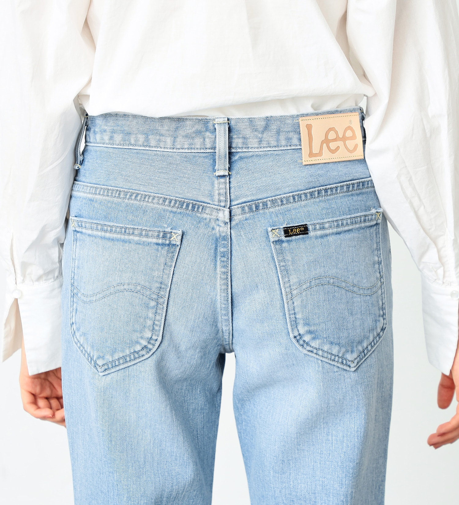 Lee(リー)の【決算SALE】【毎日はきたい】STANDARD WARDROBE ナローフィットデニムパンツ|パンツ/デニム/ジーンズパンツ/レディース|淡色ブルー