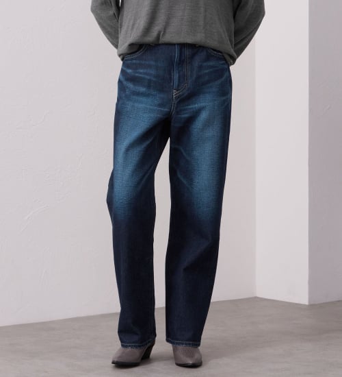 Lee(リー)のSTANDARD WARDROBE ストレートパンツ|パンツ/デニム/ジーンズパンツ/レディース|濃色ブルー