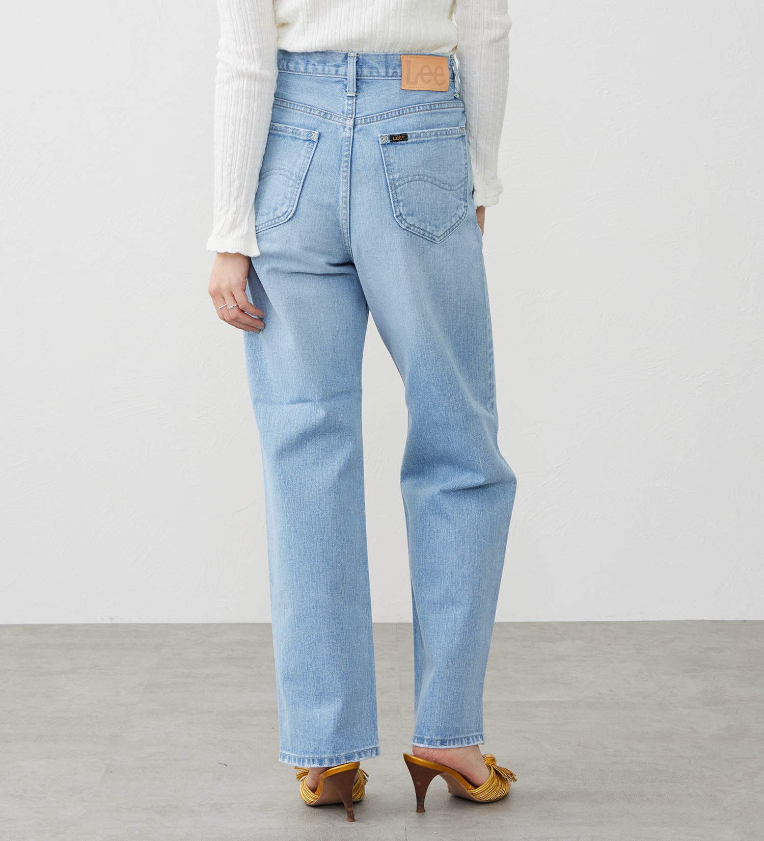 Lee(リー)の【試着対象】STANDARD WARDROBE ストレートパンツ|パンツ/デニム/ジーンズパンツ/レディース|淡色ブルー