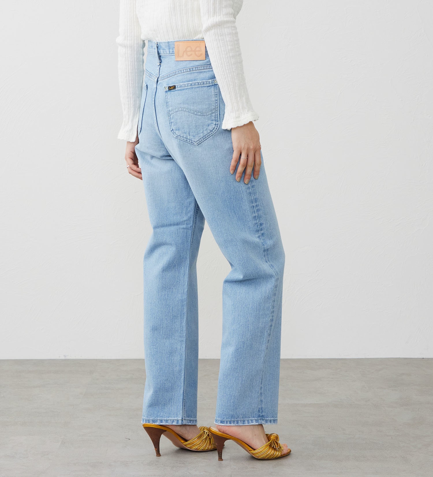 Lee(リー)の【試着対象】STANDARD WARDROBE ストレートパンツ|パンツ/デニム/ジーンズパンツ/レディース|淡色ブルー