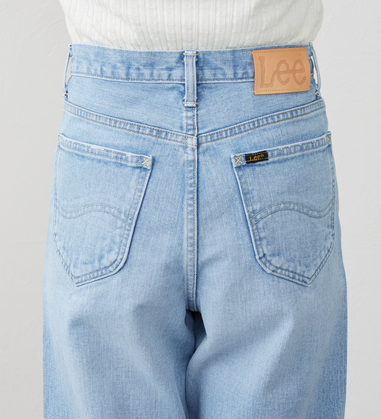 Lee(リー)の【試着対象】STANDARD WARDROBE ストレートパンツ|パンツ/デニム/ジーンズパンツ/レディース|淡色ブルー