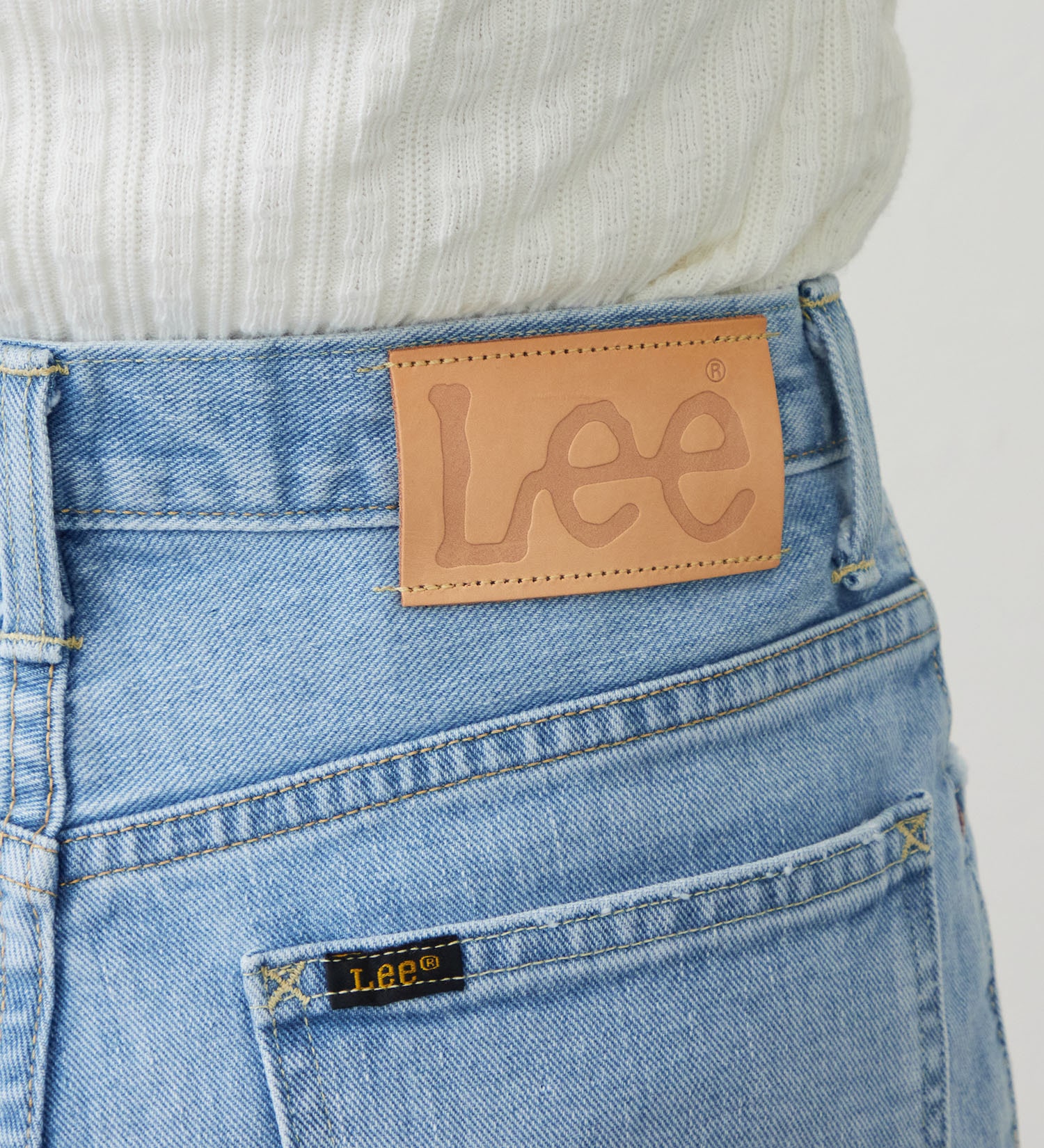 Lee(リー)の【試着対象】STANDARD WARDROBE ストレートパンツ|パンツ/デニム/ジーンズパンツ/レディース|淡色ブルー