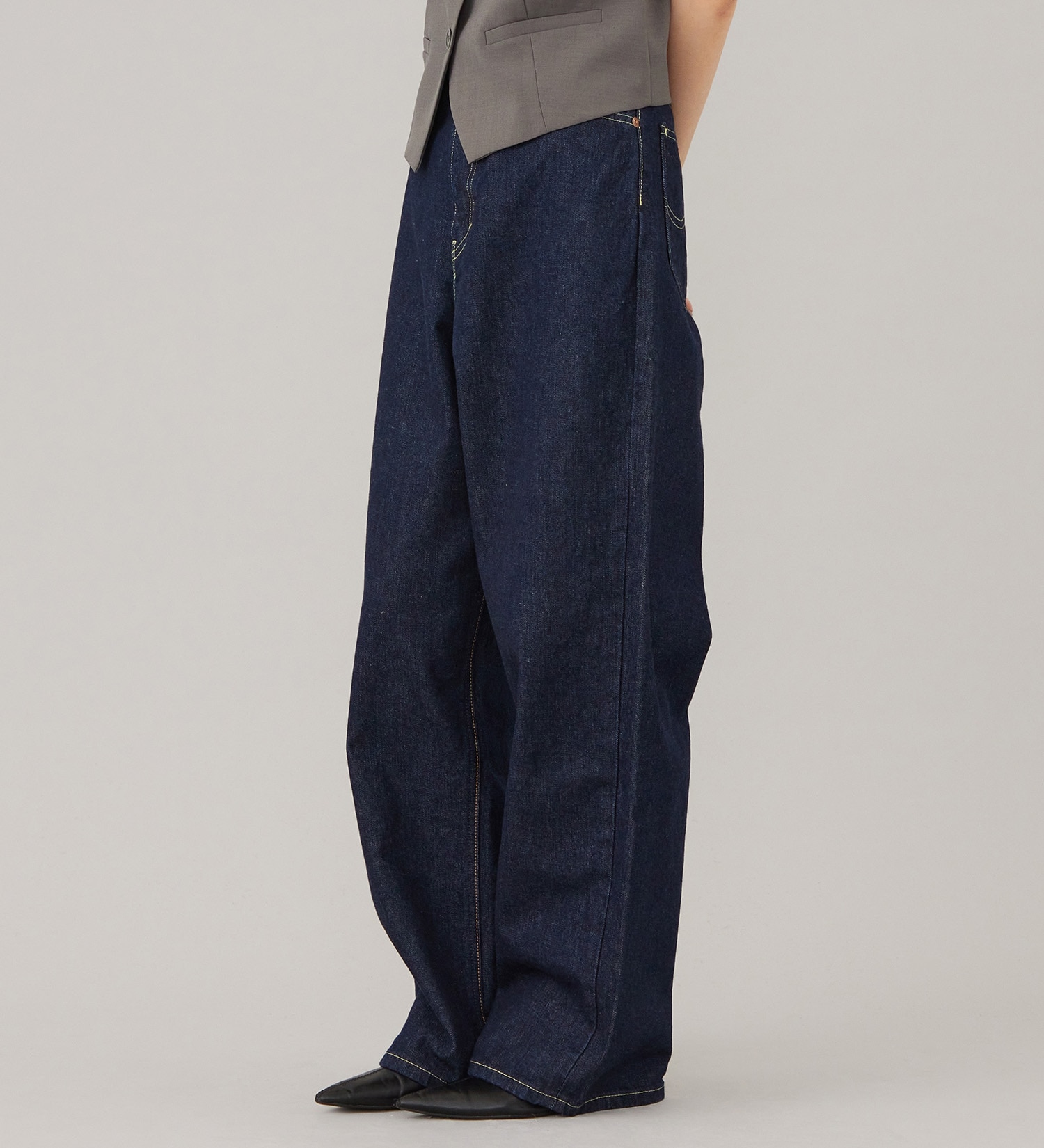 Lee(リー)のSTANDARD WARDROBE バギーパンツ セットアップ対応|パンツ/デニム/ジーンズパンツ/レディース|インディゴブルー