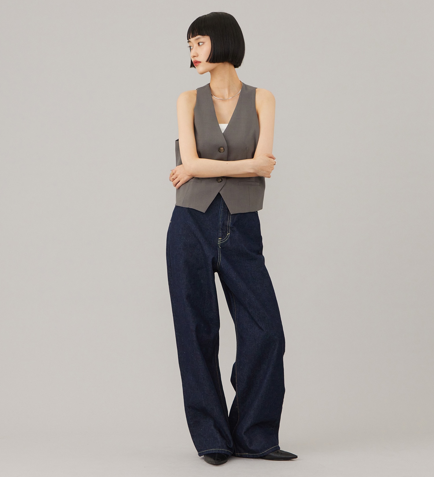 Lee(リー)のSTANDARD WARDROBE バギーパンツ セットアップ対応|パンツ/デニム/ジーンズパンツ/レディース|インディゴブルー