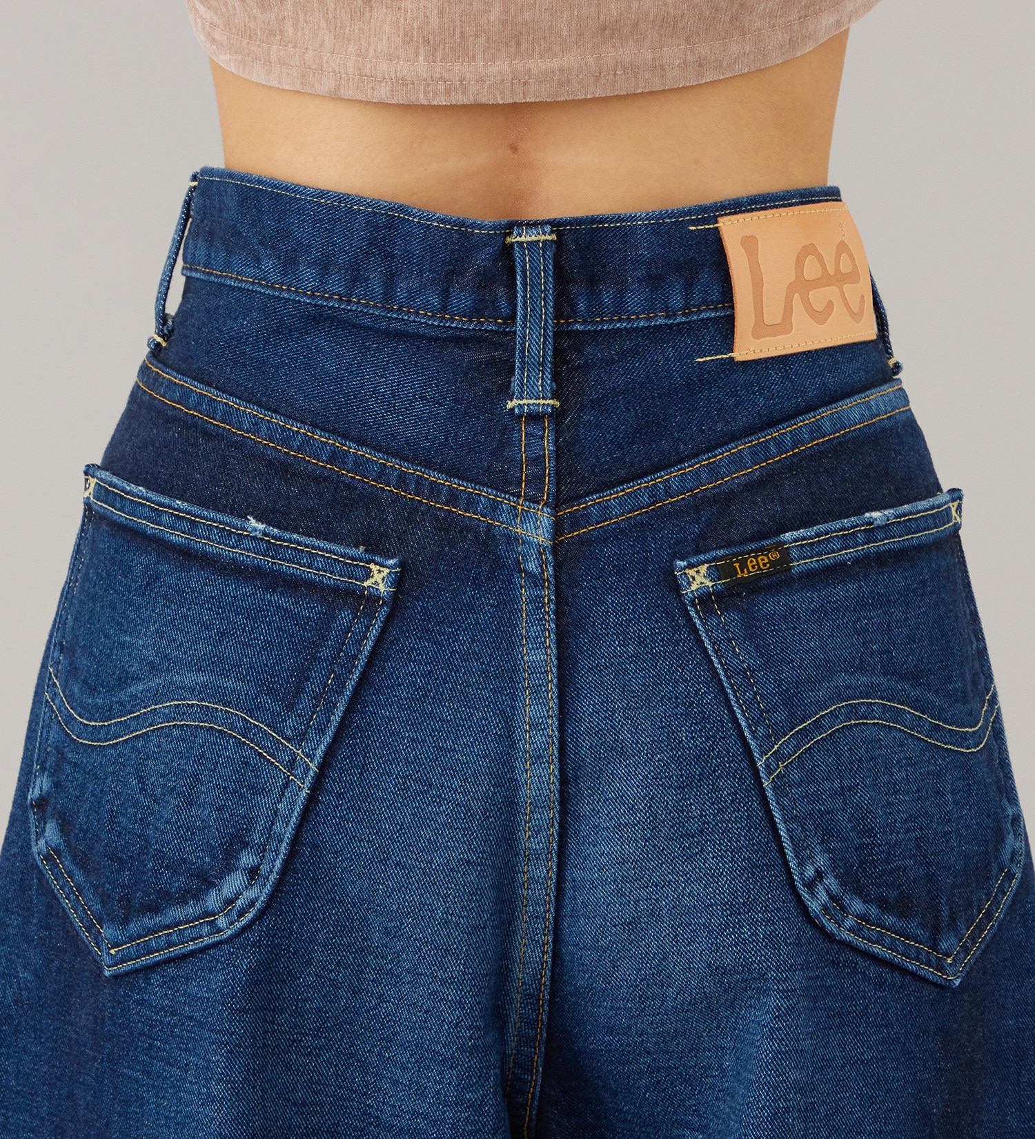 Lee(リー)のSTANDARD WARDROBE バギーパンツ セットアップ対応|パンツ/デニム/ジーンズパンツ/レディース|濃色ブルー