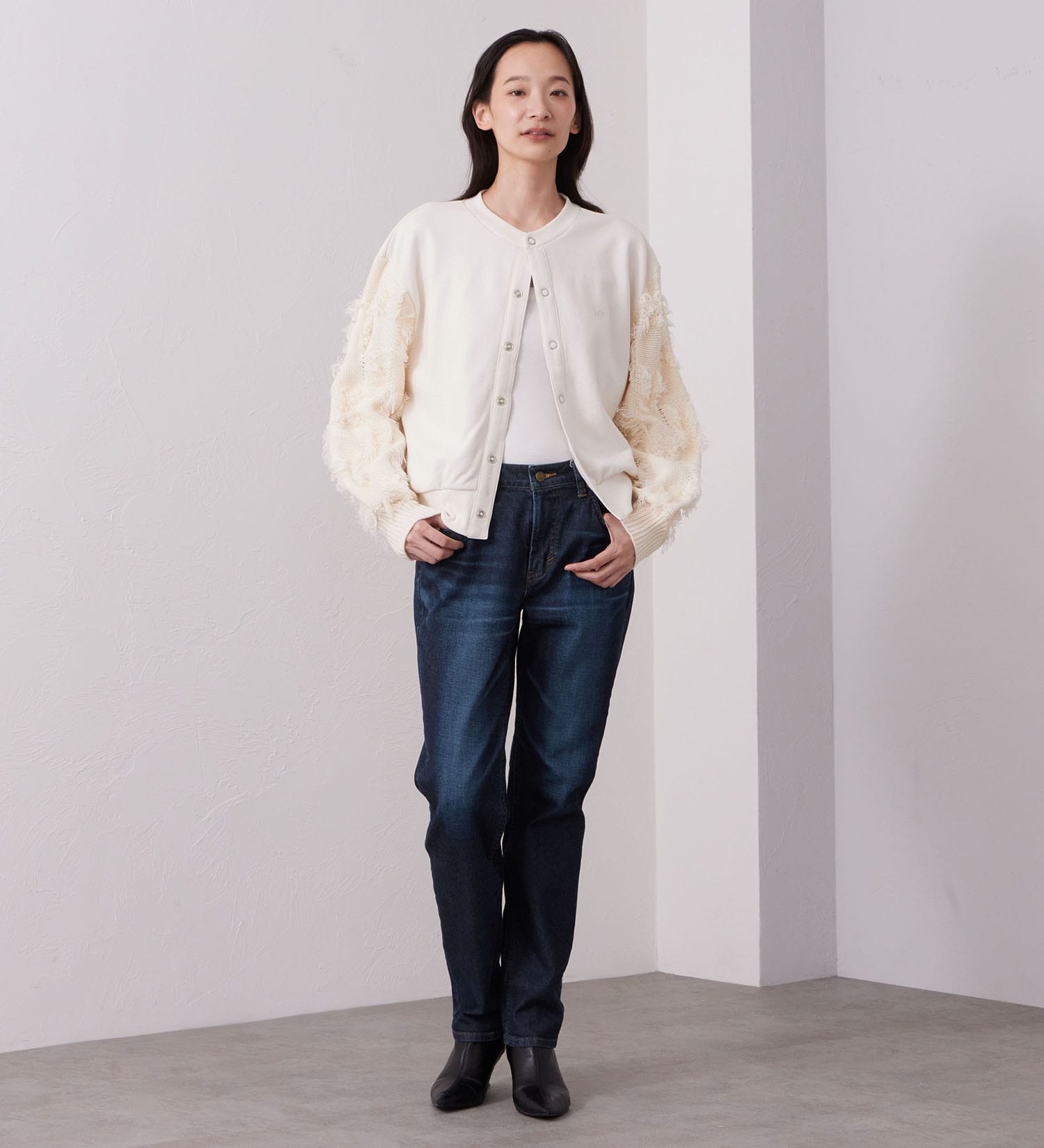 Lee(リー)の【カート割対象】【試着対象】STANDARD WARDROBE LASTIC テーパードパンツ【ストレッチデニム】|パンツ/デニム/ジーンズパンツ/レディース|濃色ブルー