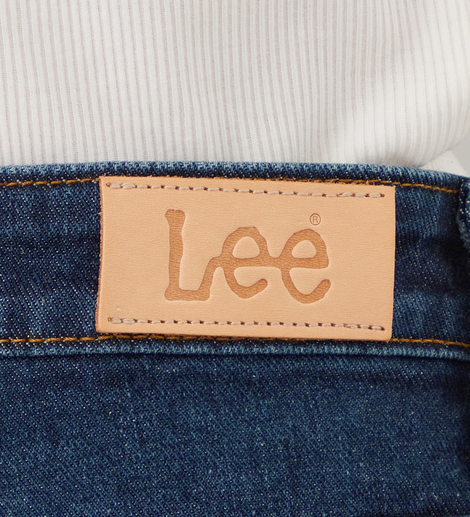 Lee(リー)のSTANDARD WARDROBE LASTIC  ワイドパンツ【ストレッチデニム】|パンツ/デニム/ジーンズパンツ/レディース|濃色ブルー