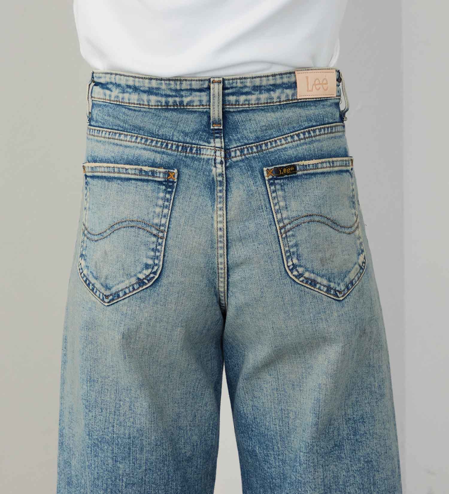 Lee(リー)の【試着対象】【SPECIAL EDITION】STANDARD WARDROBE ワイドデニムパンツ【ストレッチデニム】|パンツ/デニム/ジーンズパンツ/レディース|淡色ブルー