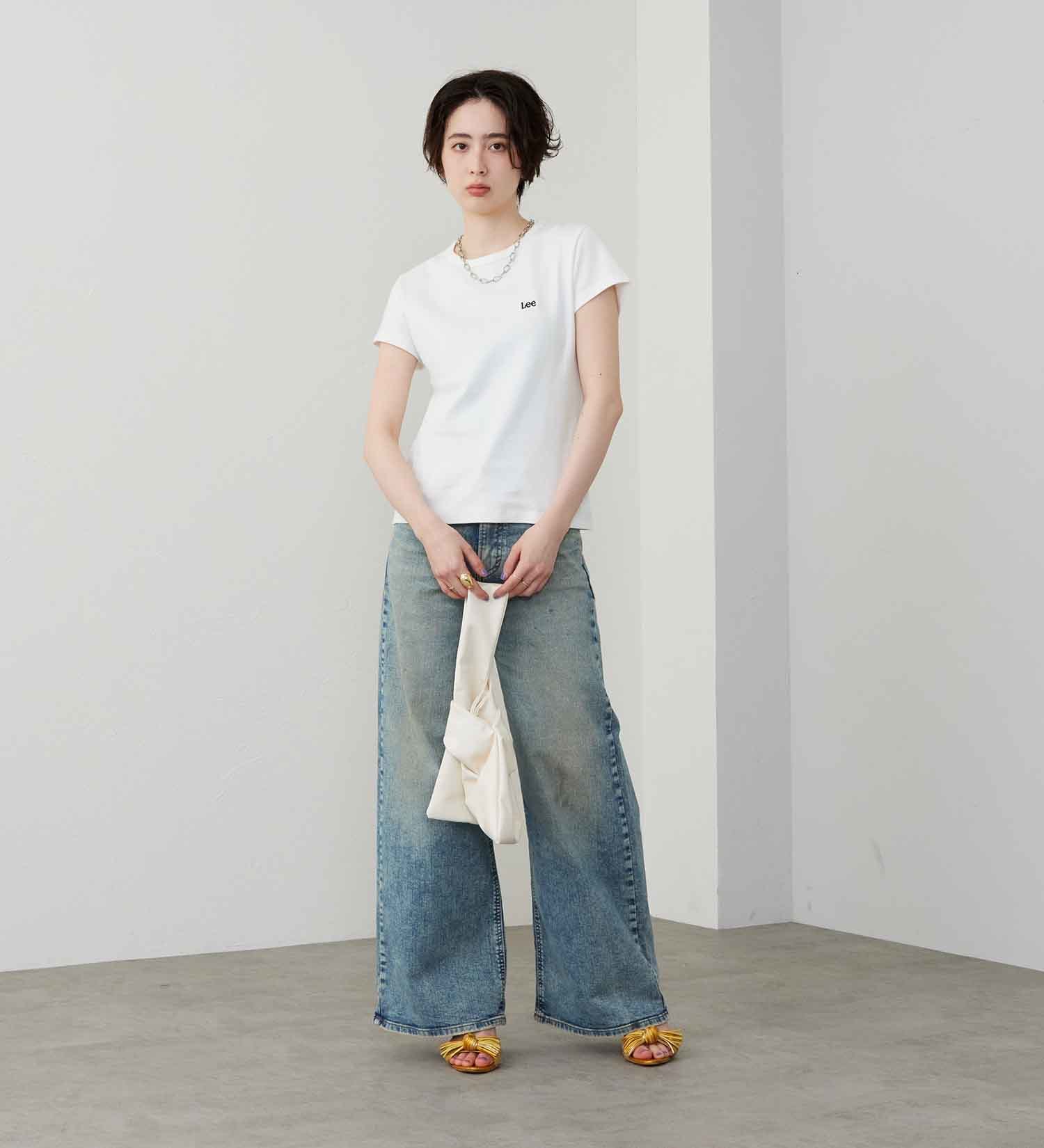 Lee(リー)の【試着対象】【SPECIAL EDITION】STANDARD WARDROBE ワイドデニムパンツ【ストレッチデニム】|パンツ/デニム/ジーンズパンツ/レディース|淡色ブルー