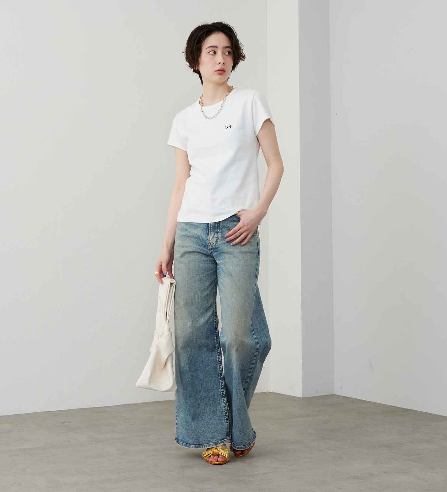 Lee(リー)の【試着対象】【SPECIAL EDITION】STANDARD WARDROBE ワイドデニムパンツ【ストレッチデニム】|パンツ/デニム/ジーンズパンツ/レディース|淡色ブルー