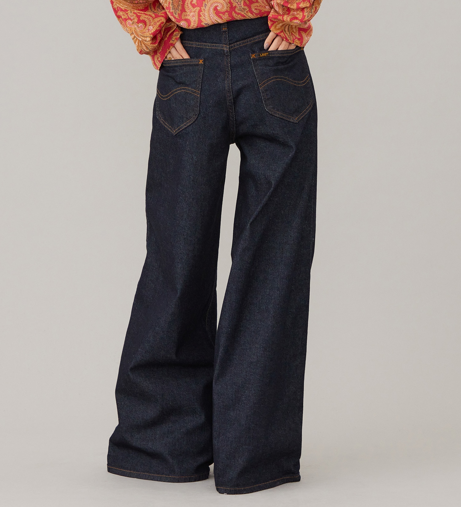 Lee(リー)のSTANDARD WARDROBE LASTIC リラックスワイド【ストレッチデニム】|パンツ/デニム/ジーンズパンツ/レディース|インディゴブルー