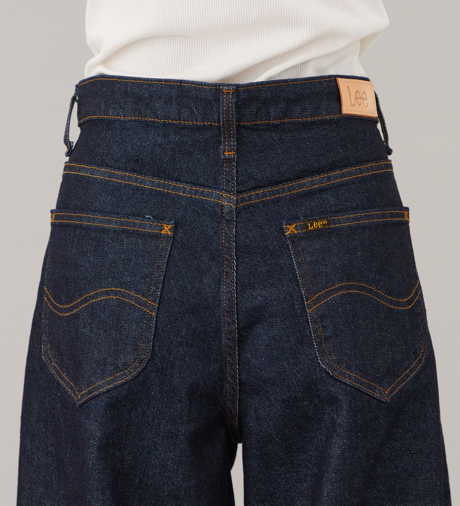 Lee(リー)のSTANDARD WARDROBE LASTIC リラックスワイド【ストレッチデニム】|パンツ/デニム/ジーンズパンツ/レディース|インディゴブルー