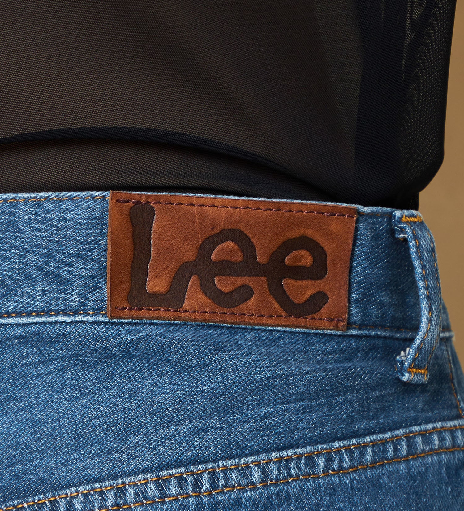 Lee(リー)のカーヴデニムパンツ【ビスチェセットアップ可能】|パンツ/デニム/ジーンズパンツ/レディース|中色ブルー