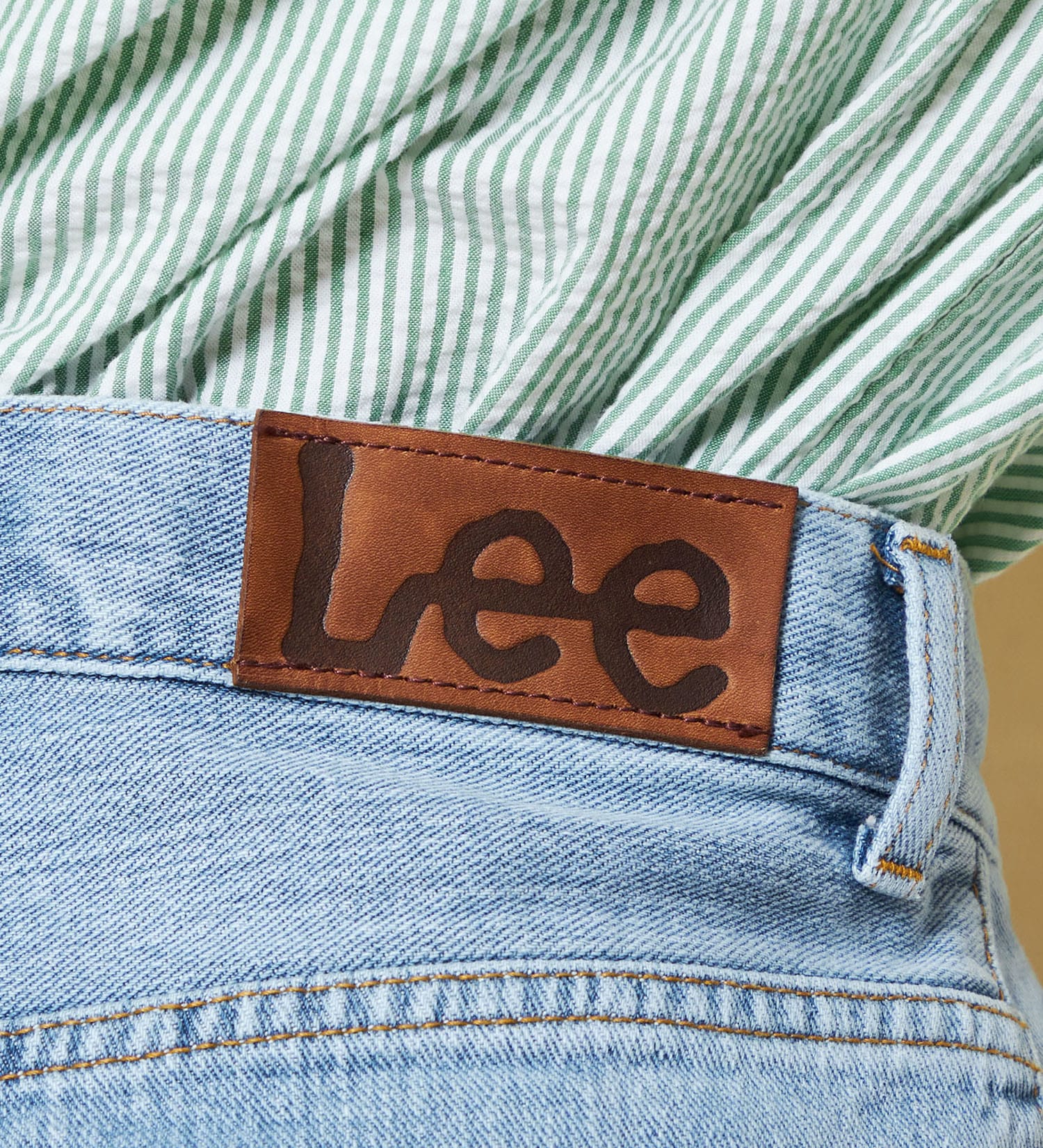 Lee(リー)のカーヴデニムパンツ【ビスチェセットアップ可能】|パンツ/デニム/ジーンズパンツ/レディース|淡色ブルー