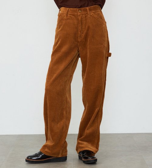 Lee(リー)の【秋冬】レディ―ス ペインターワイドコーデュロイパンツ DUNGAREES|パンツ/パンツ/レディース|キャメル