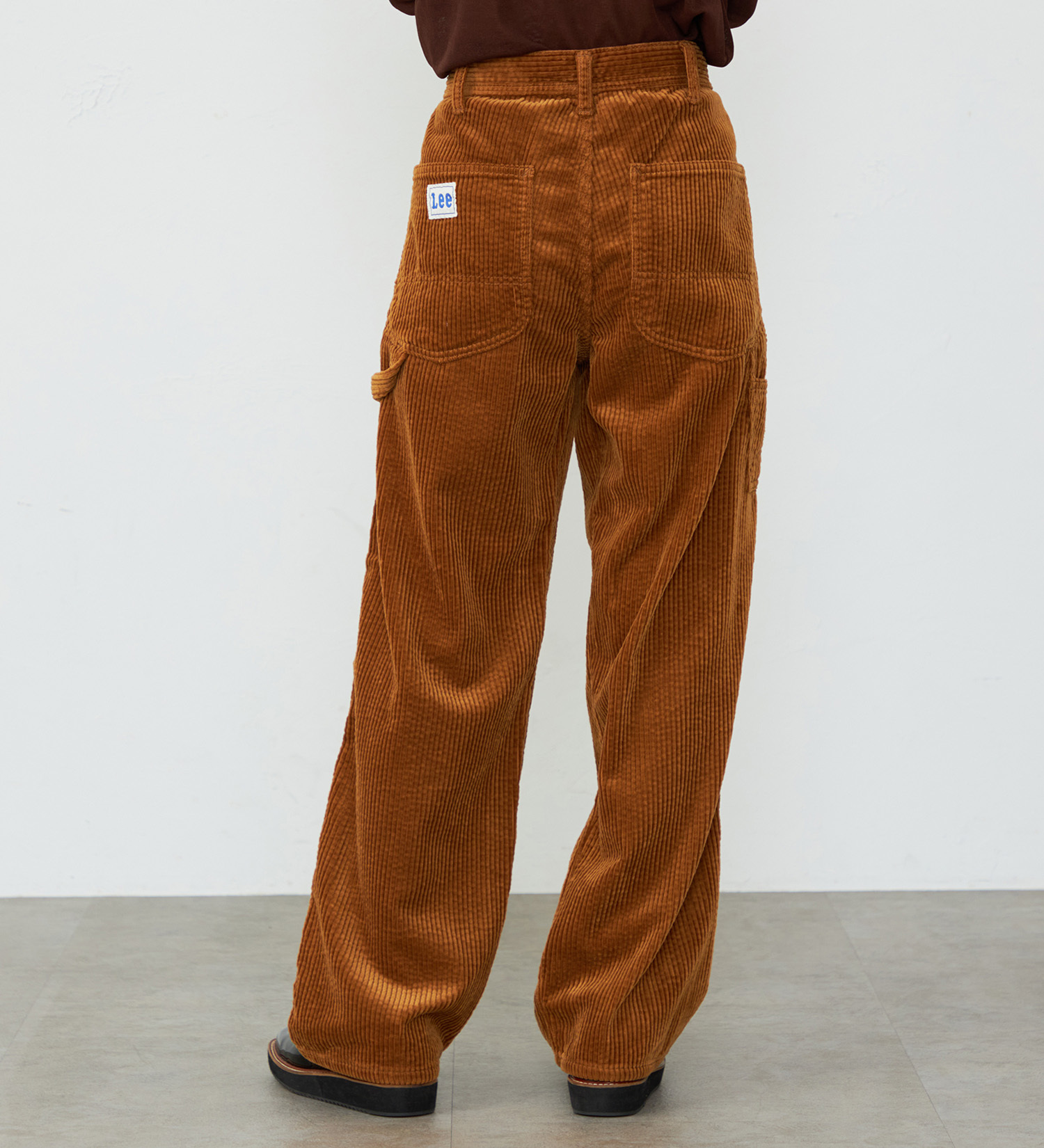 Lee(リー)の【秋冬】レディ―ス ペインターワイドコーデュロイパンツ DUNGAREES|パンツ/パンツ/レディース|キャメル