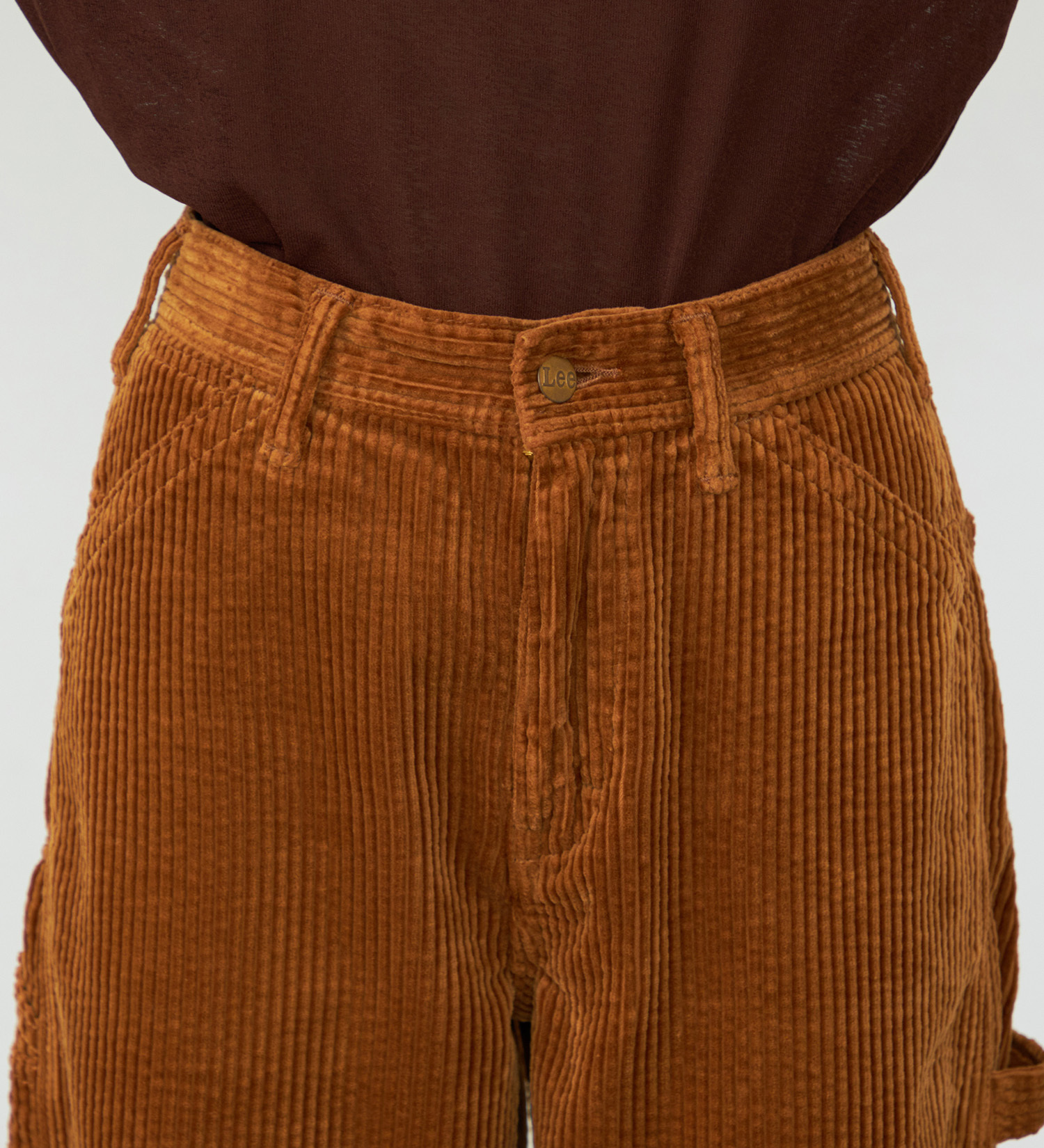 Lee(リー)の【秋冬】レディ―ス ペインターワイドコーデュロイパンツ DUNGAREES|パンツ/パンツ/レディース|キャメル