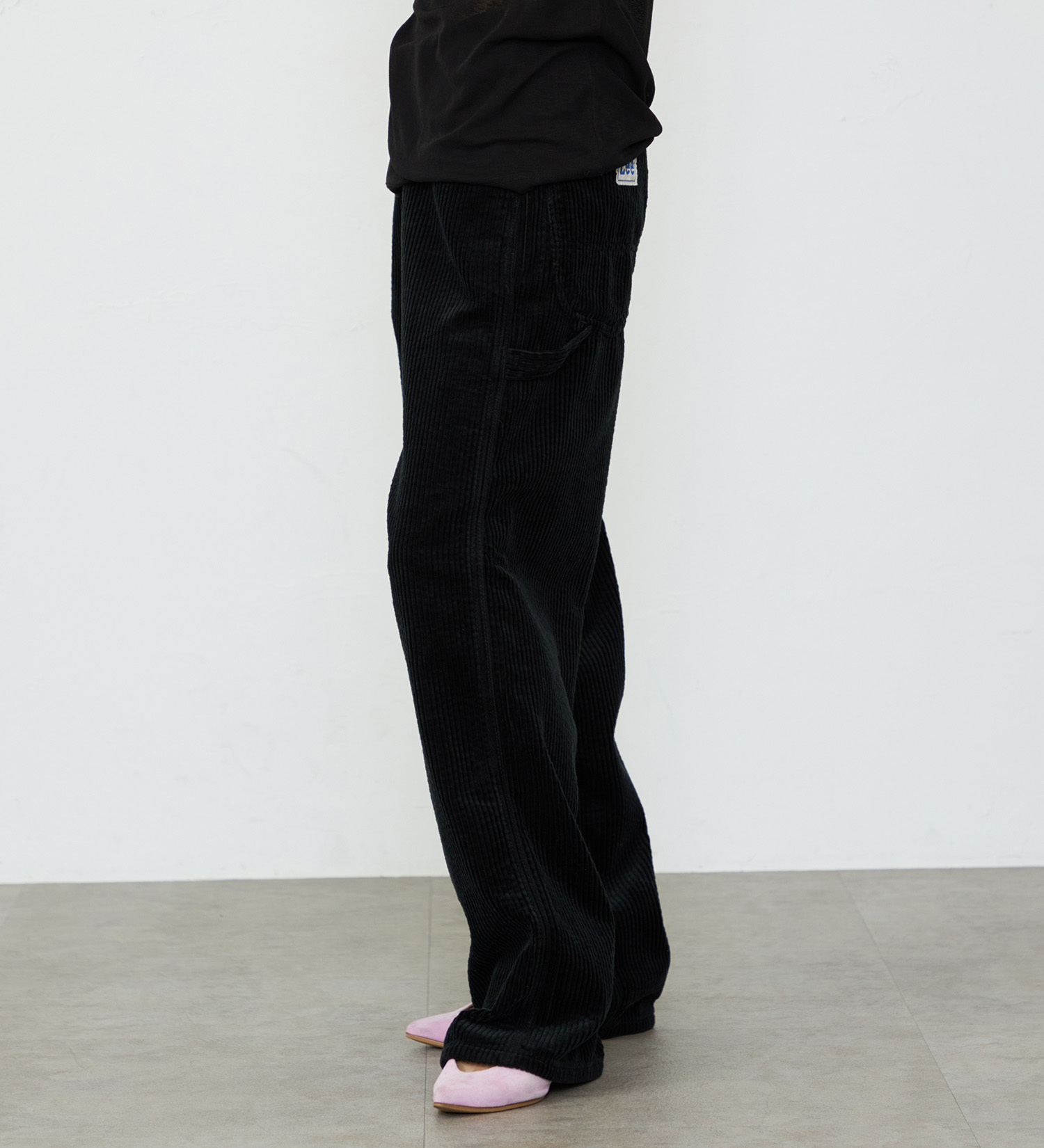 Lee(リー)の【秋冬】レディ―ス ペインターワイドコーデュロイパンツ DUNGAREES|パンツ/パンツ/レディース|ブラック