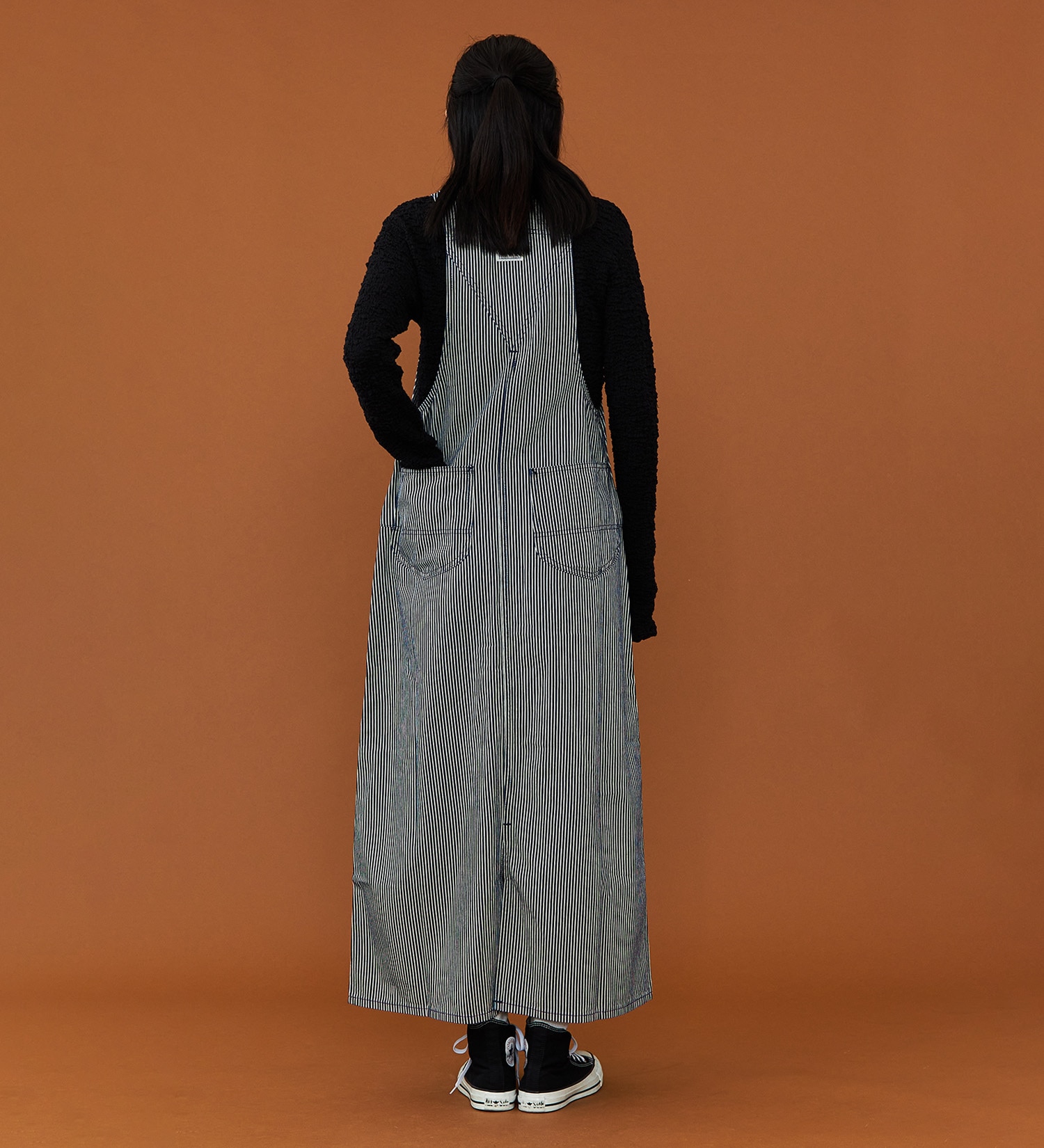 Lee(リー)の【試着対象】オーバーオールマキシスカート|オールインワン/ジャンパースカート/レディース|ヒッコリー