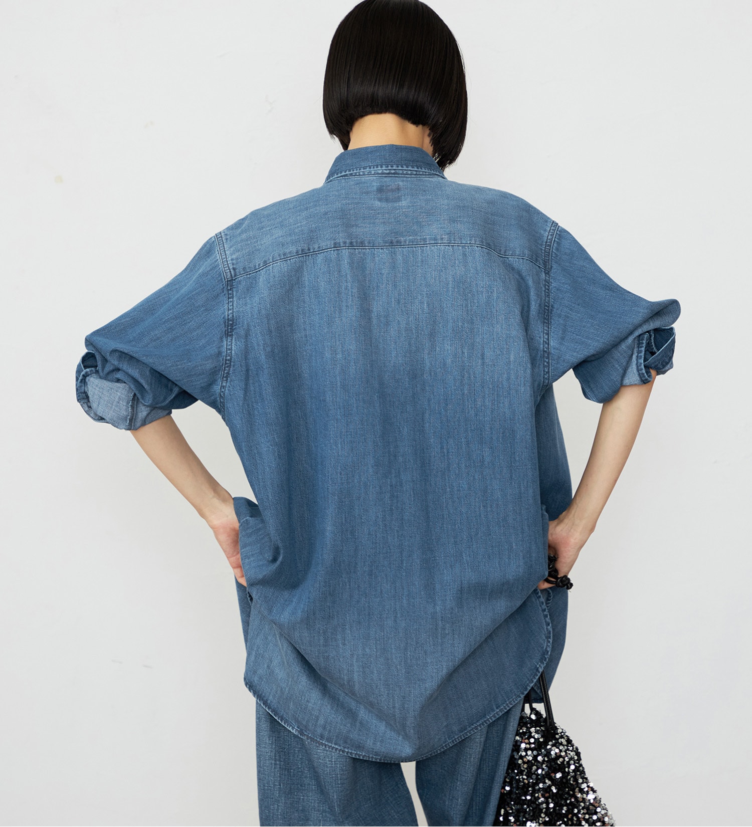 Lee(リー)の【予約】ワークデニムシャツ ライトオンスで着やすい 羽織|トップス/シャツ/ブラウス/レディース|中色ブルー