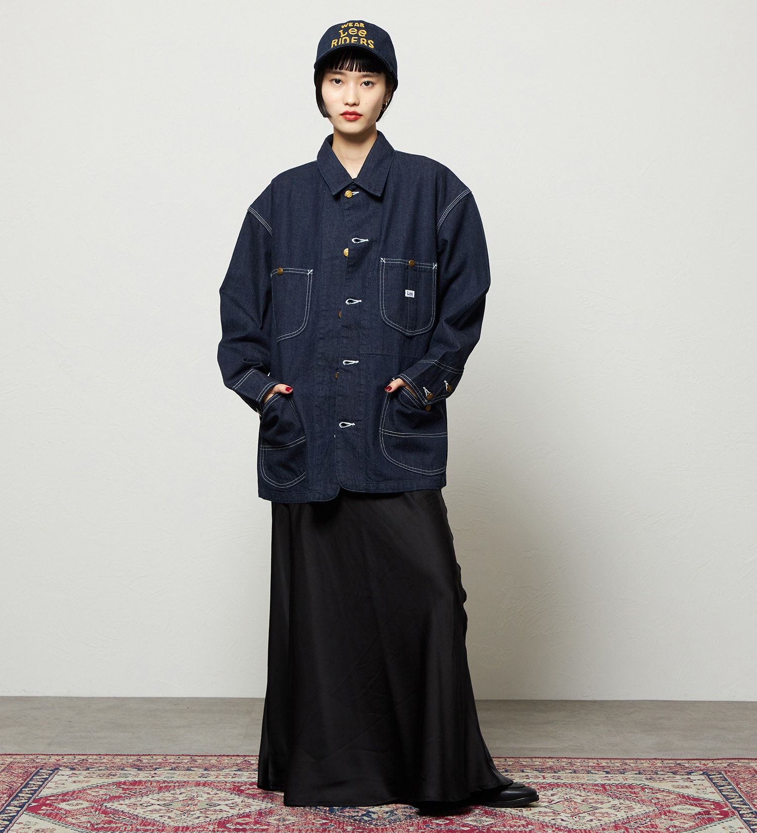 Lee(リー)のレディース ロコジャケット DUNGAREES【セットアップ対応】|ジャケット/アウター/カバーオール/レディース|インディゴブルー