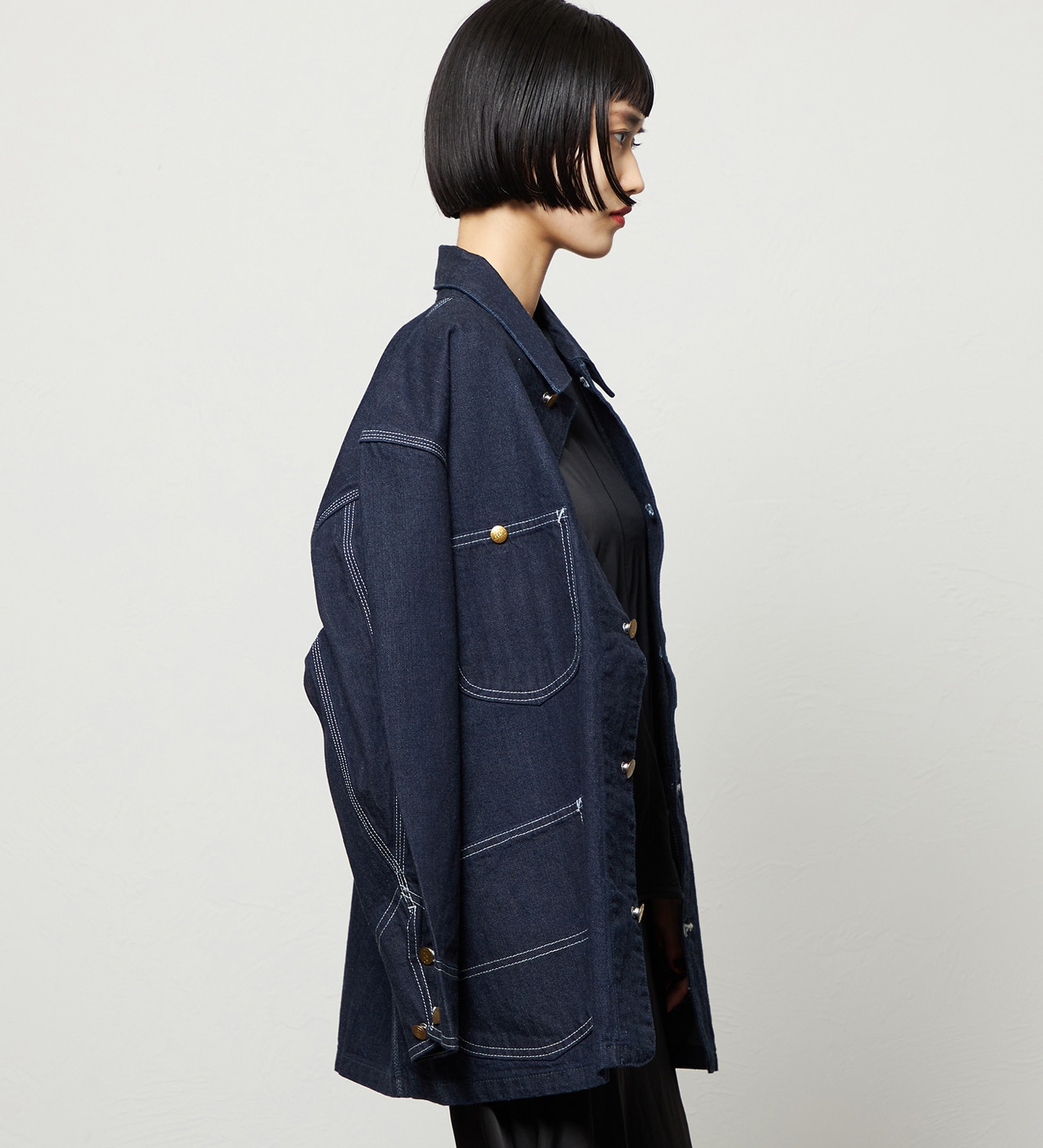 Lee(リー)のレディース ロコジャケット DUNGAREES【セットアップ対応】|ジャケット/アウター/カバーオール/レディース|インディゴブルー