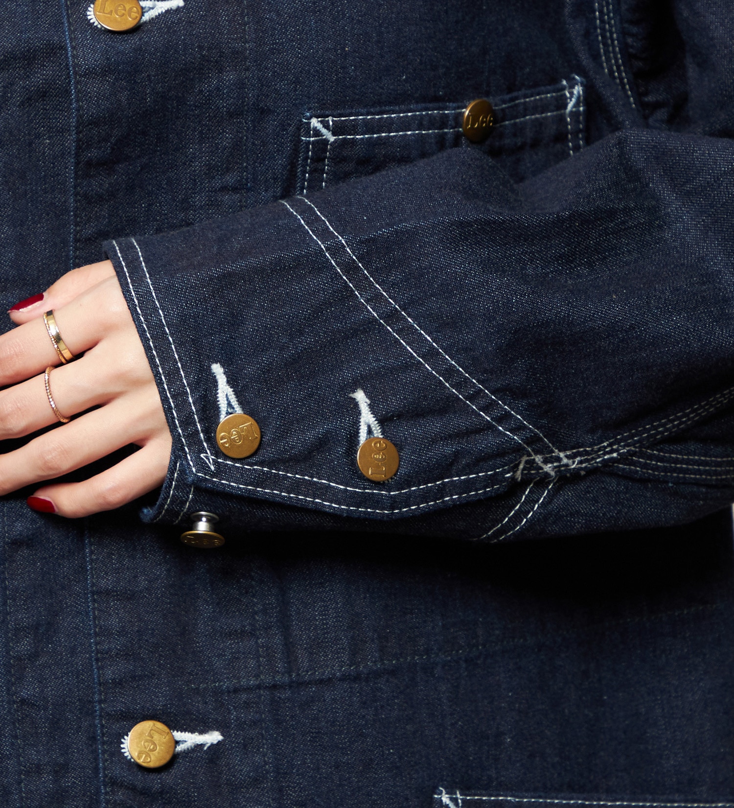 Lee(リー)のレディース ロコジャケット DUNGAREES【セットアップ対応】|ジャケット/アウター/カバーオール/レディース|インディゴブルー