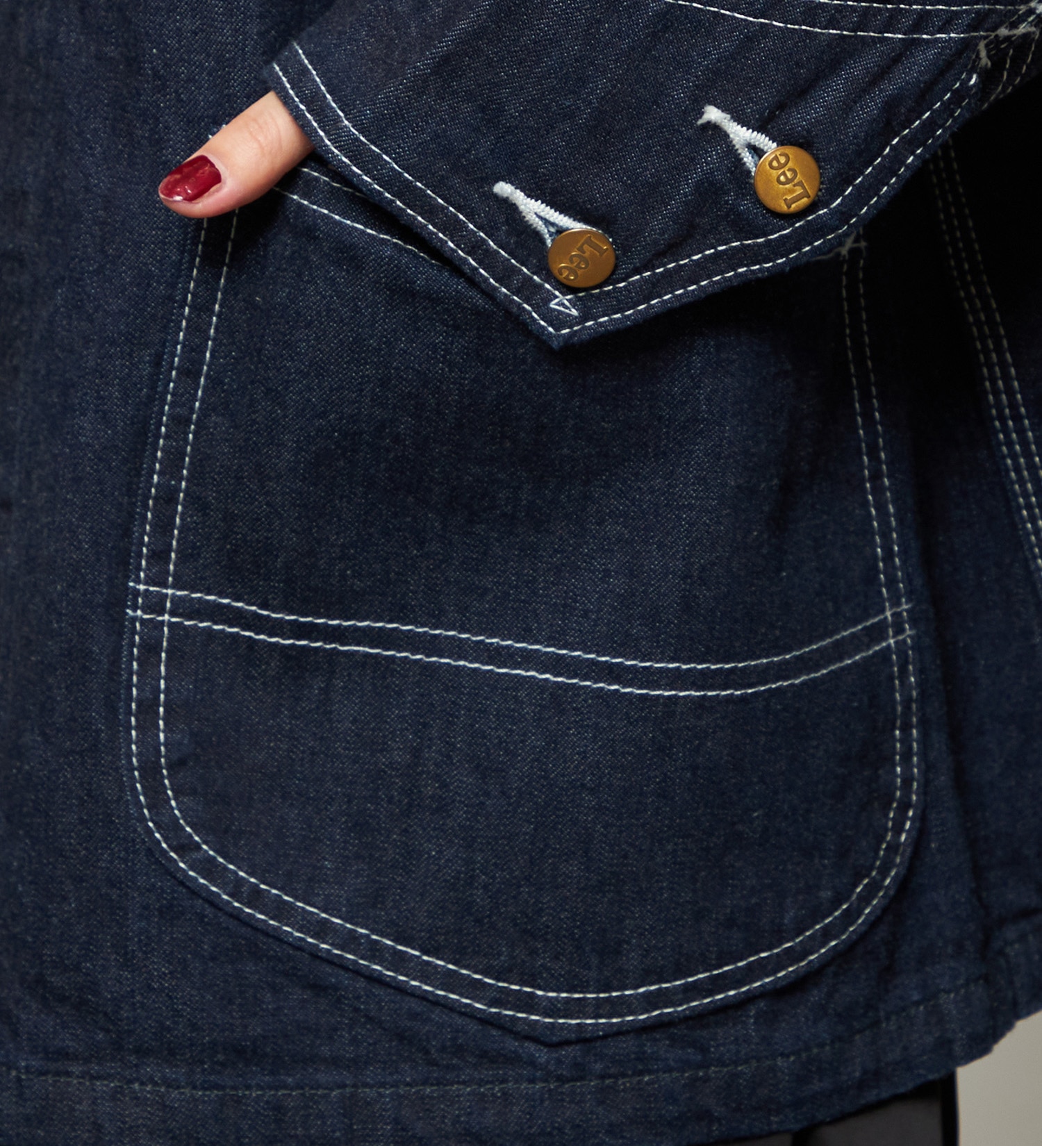 Lee(リー)のレディース ロコジャケット DUNGAREES【セットアップ対応】|ジャケット/アウター/カバーオール/レディース|インディゴブルー