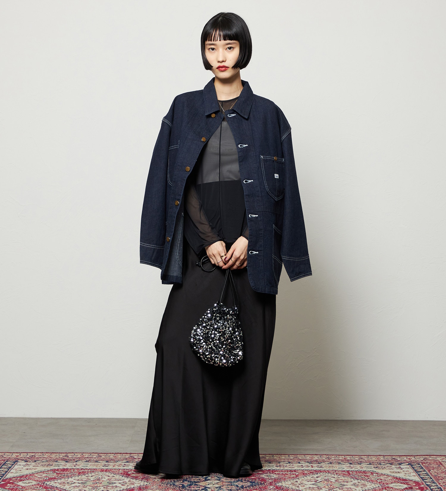 Lee(リー)のレディース ロコジャケット DUNGAREES【セットアップ対応】|ジャケット/アウター/カバーオール/レディース|インディゴブルー