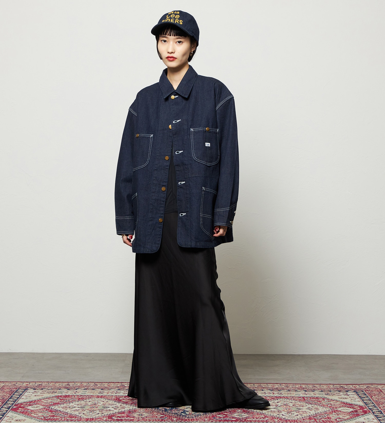 Lee(リー)のレディース ロコジャケット DUNGAREES【セットアップ対応】|ジャケット/アウター/カバーオール/レディース|インディゴブルー