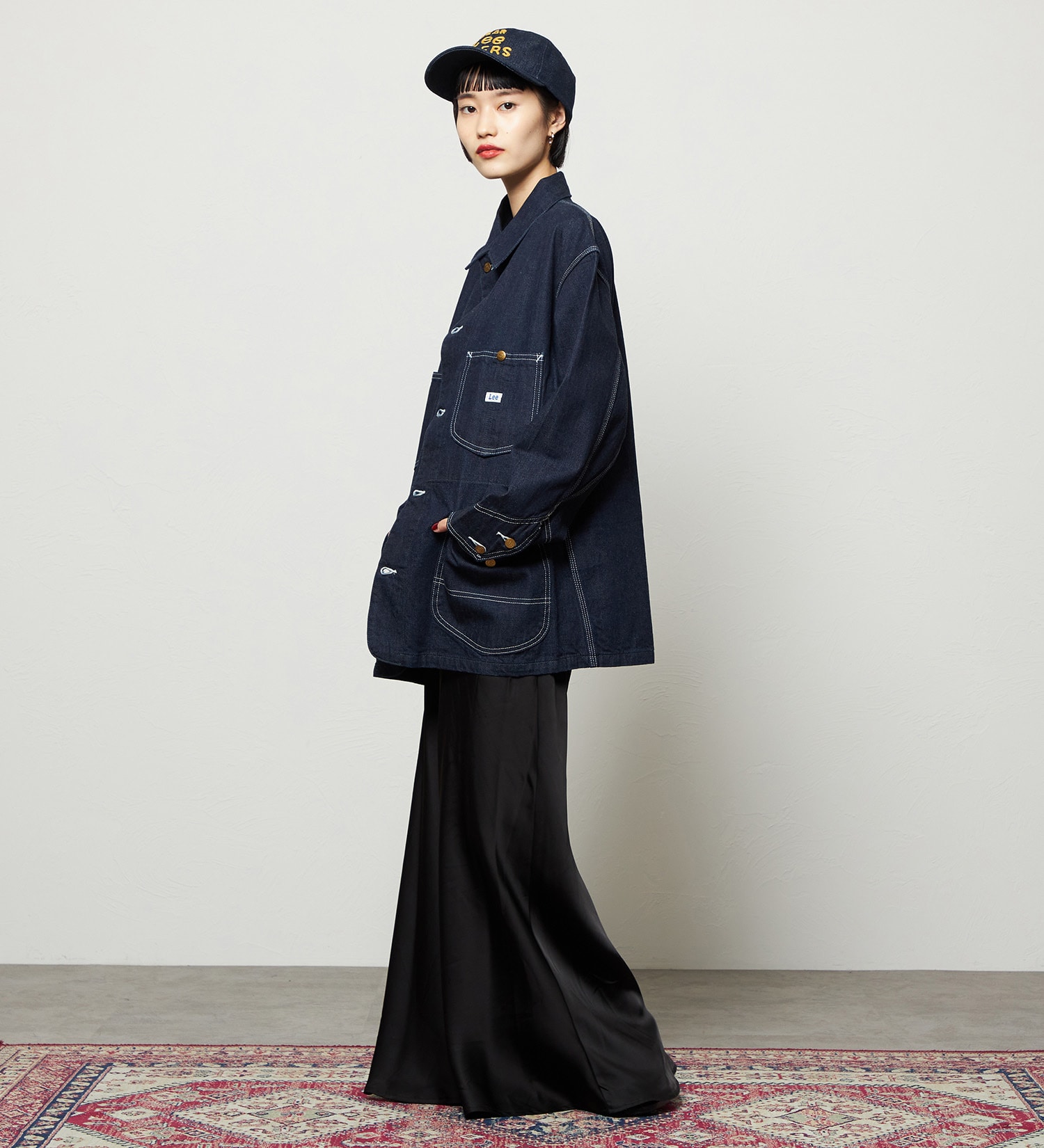 Lee(リー)のレディース ロコジャケット DUNGAREES【セットアップ対応】|ジャケット/アウター/カバーオール/レディース|インディゴブルー