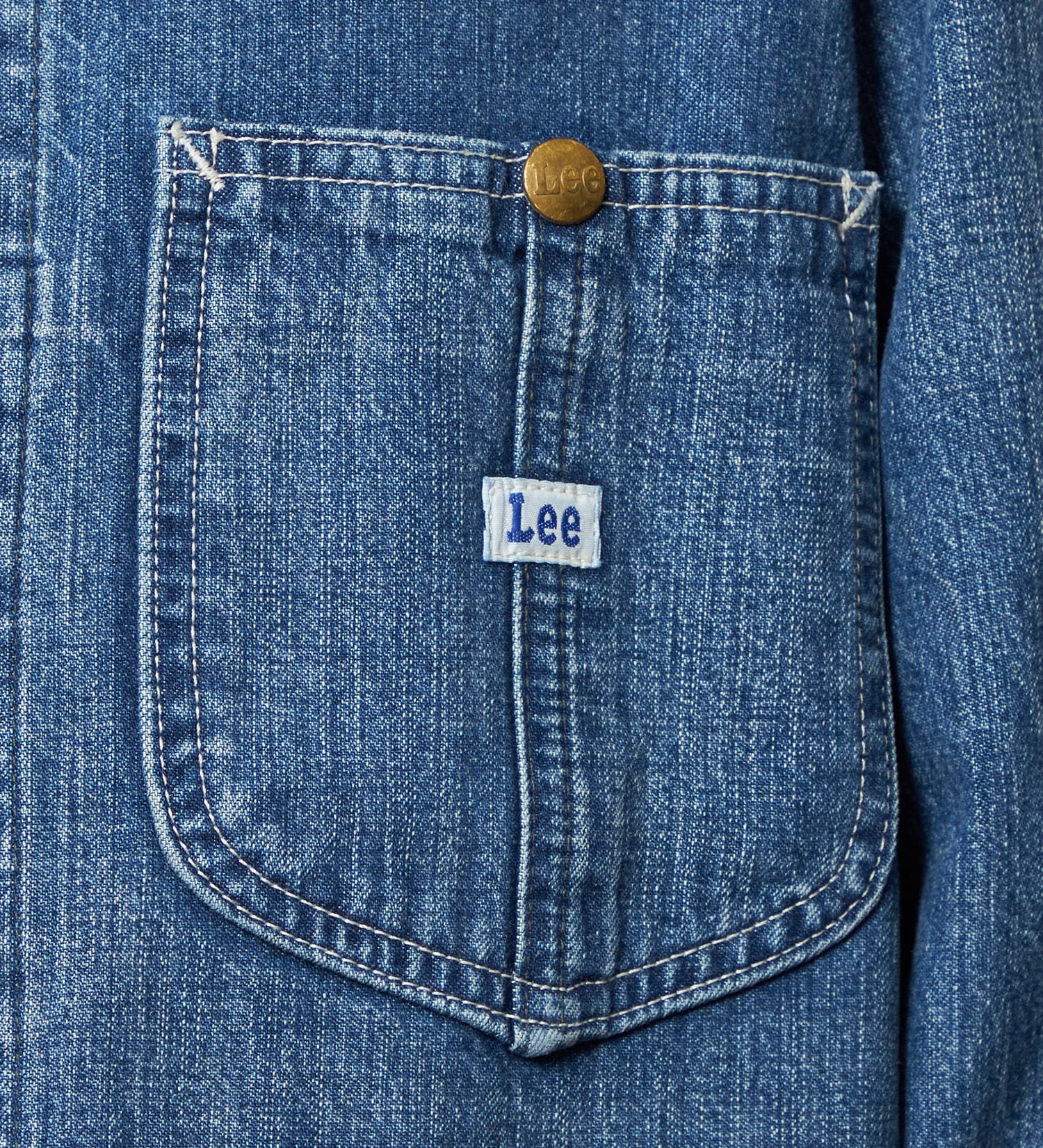 Lee(リー)のレディース ロコジャケット DUNGAREES【セットアップ対応】|ジャケット/アウター/カバーオール/レディース|中色ブルー