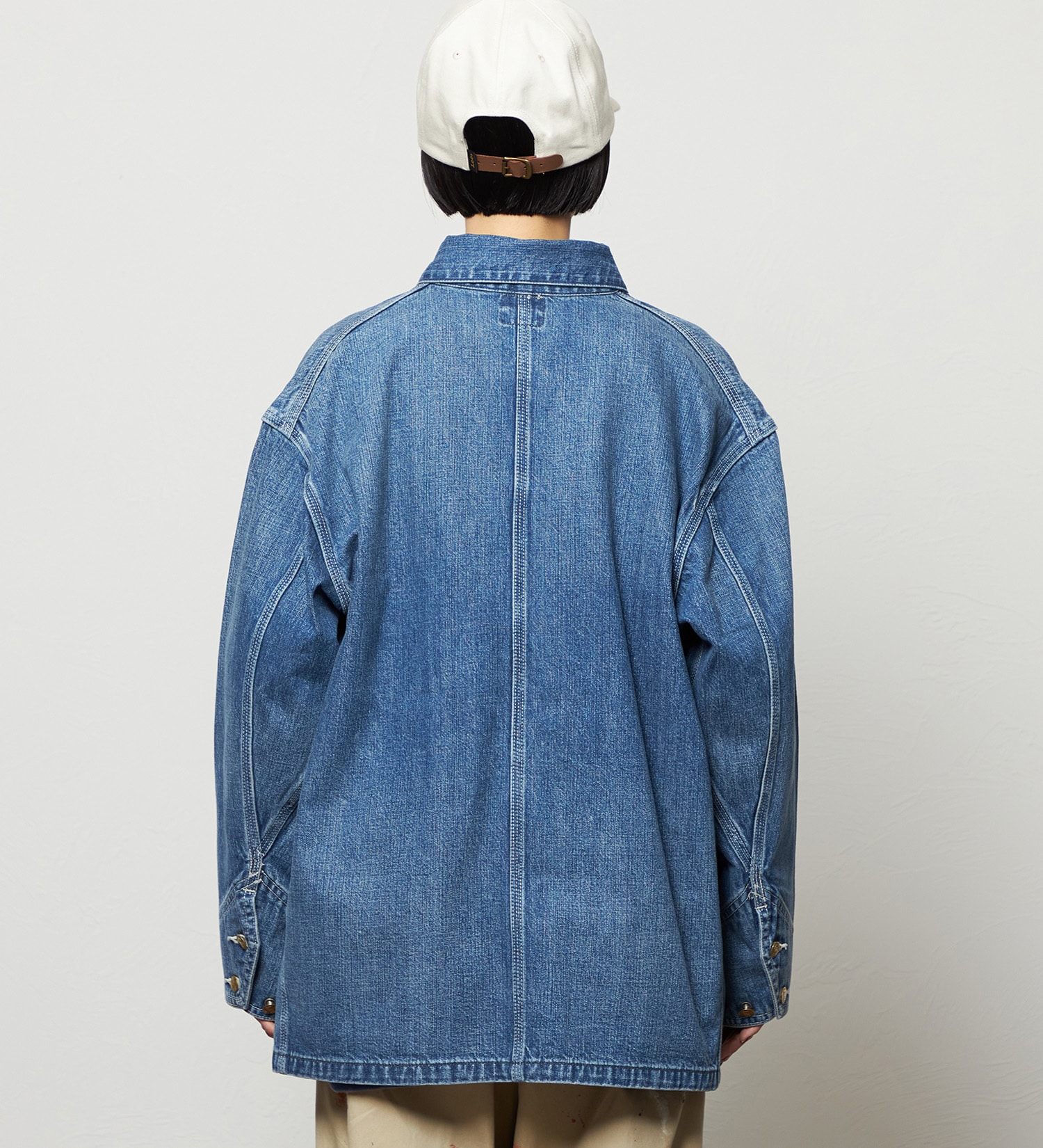 Lee(リー)のレディース ロコジャケット DUNGAREES【セットアップ対応】|ジャケット/アウター/カバーオール/レディース|中色ブルー