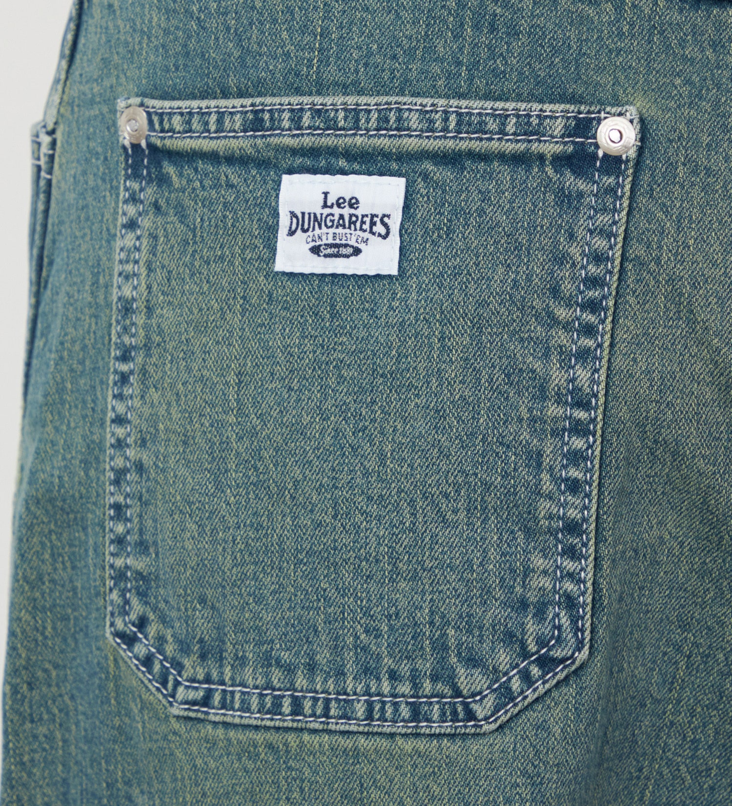 Lee(リー)の【EC/直営店別注】ダブルニーコクーンデニムパンツ|パンツ/デニム/ジーンズパンツ/レディース|ブルーグリーン