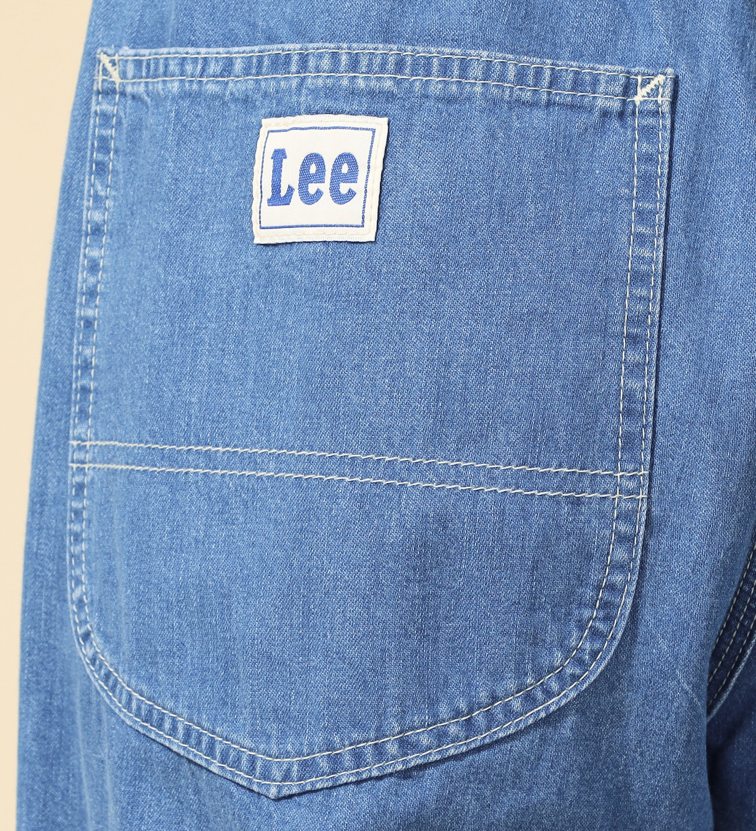 Lee(リー)の【軽くて涼しいワイド】リラックス イージーペインターパンツ/通気性抜群/ムレにくい/夏に快適パンツ|パンツ/デニムパンツ/レディース|中色ブルー