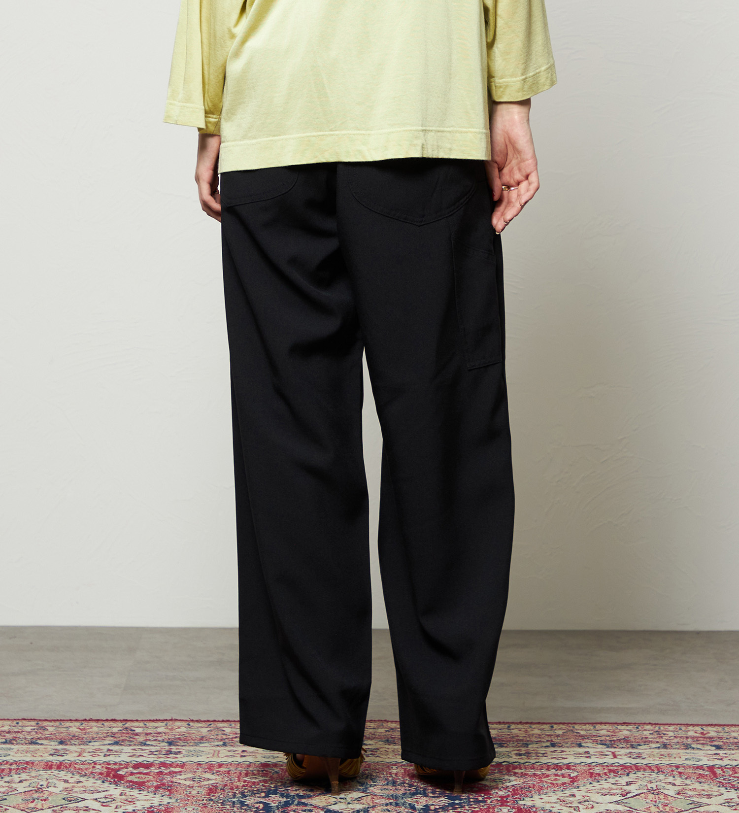 Lee(リー)の【涼】リラックスワイドペインターパンツ|パンツ/パンツ/レディース|ブラック