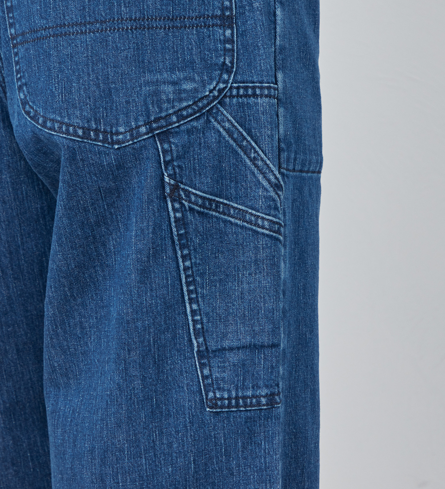 Lee(リー)の【直営店・WEB別注】リラックスワイドペインターパンツ 【涼/JADE AIR/軽量デニム】|パンツ/デニム/ジーンズパンツ/レディース|中色ブルー