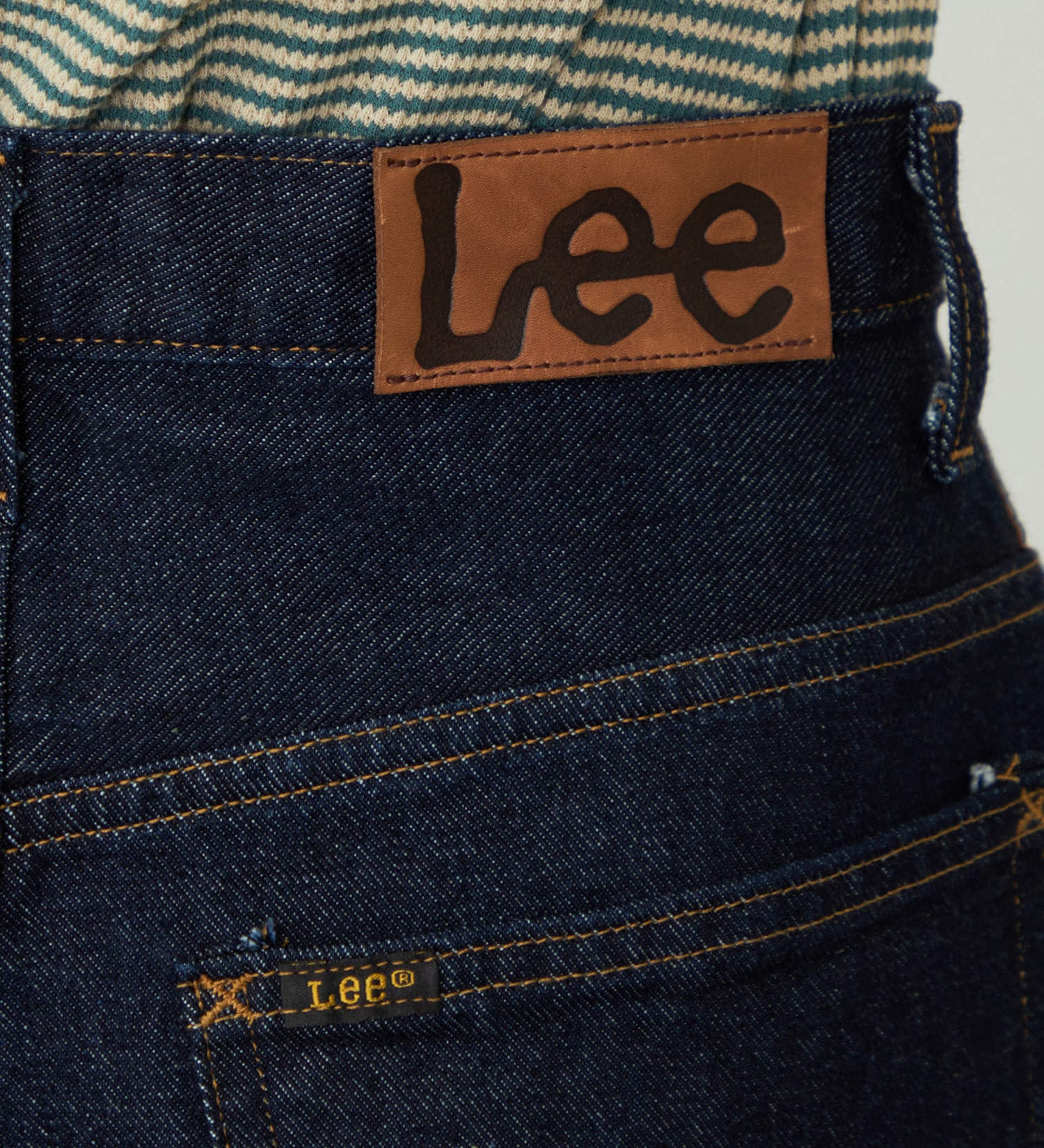 Lee(リー)のワイドデニムパンツ 上質コットン100%|パンツ/デニム/ジーンズパンツ/レディース|インディゴブルー