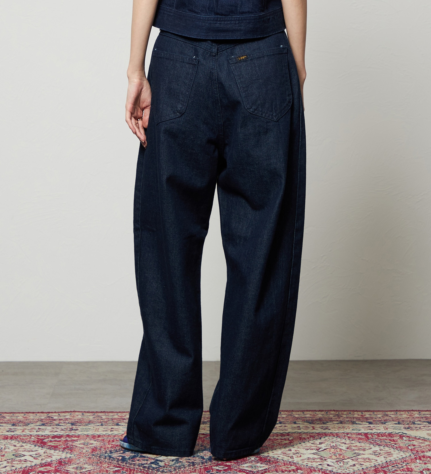 Lee(リー)のダディーパンツ/オリジナルコットン100％|パンツ/デニム/ジーンズパンツ/レディース|インディゴブルー