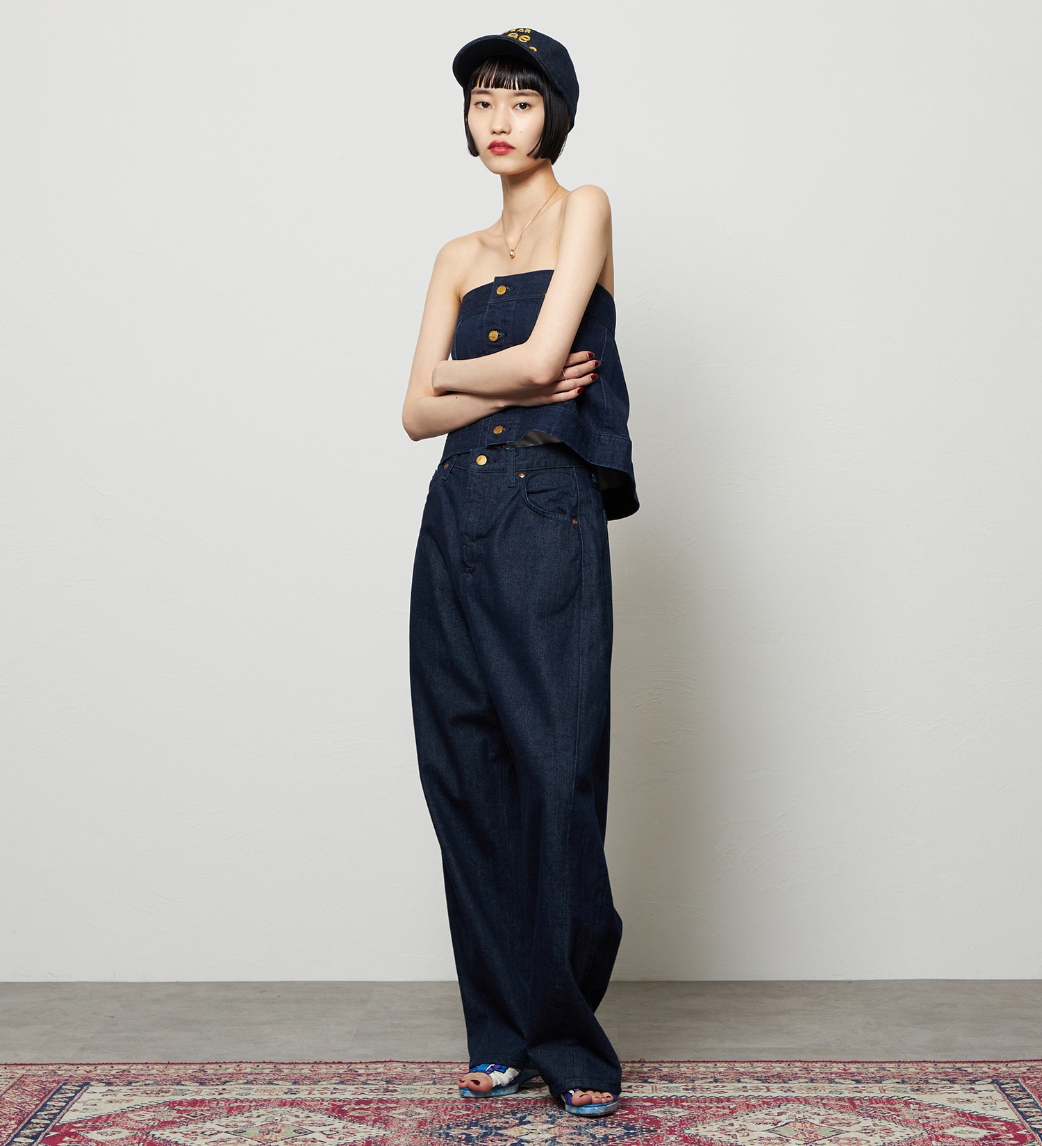 Lee(リー)のダディーパンツ/オリジナルコットン100％|パンツ/デニム/ジーンズパンツ/レディース|インディゴブルー