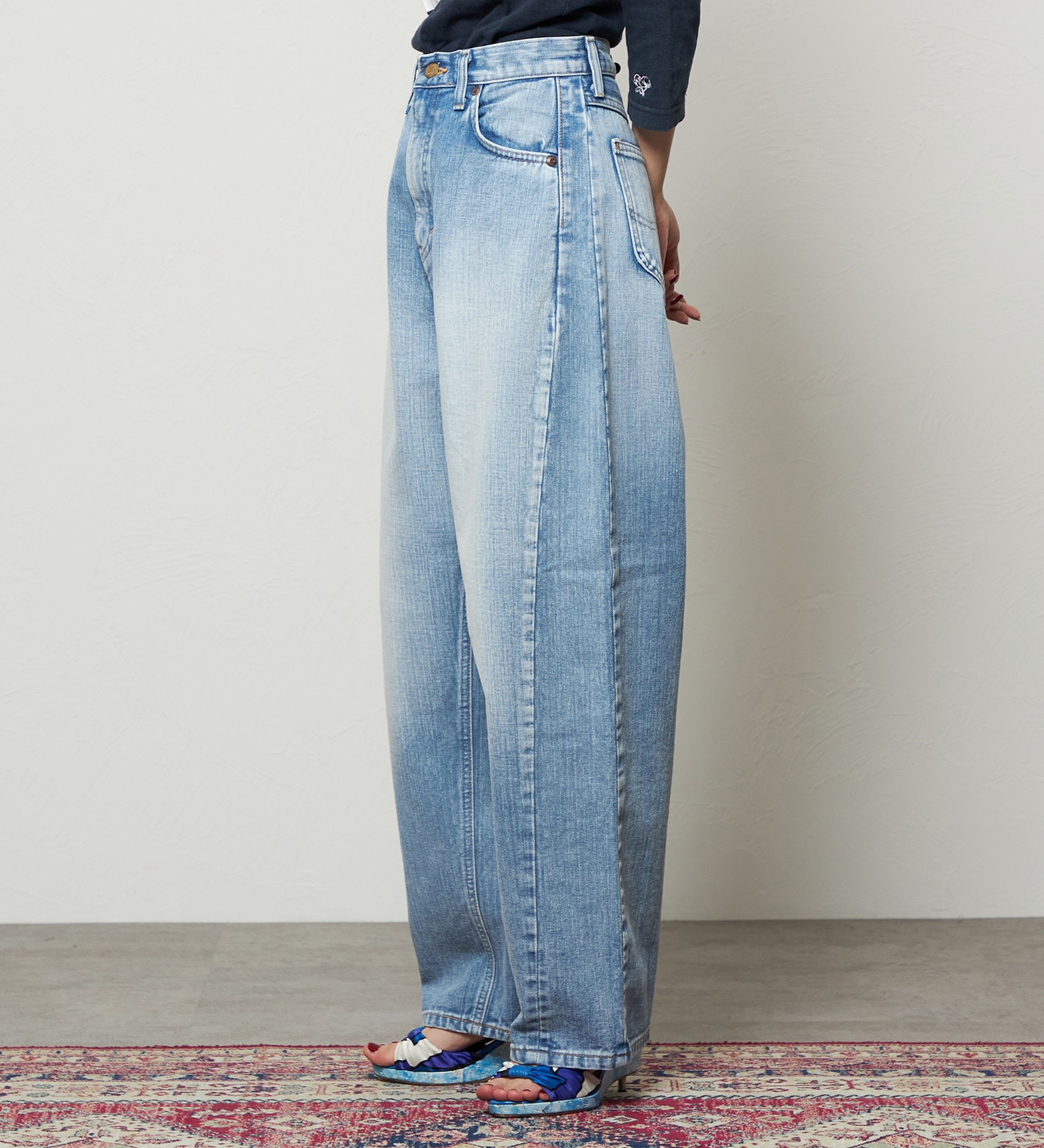 Lee(リー)のダディーパンツ/オリジナルコットン100％|パンツ/デニム/ジーンズパンツ/レディース|淡色ブルー