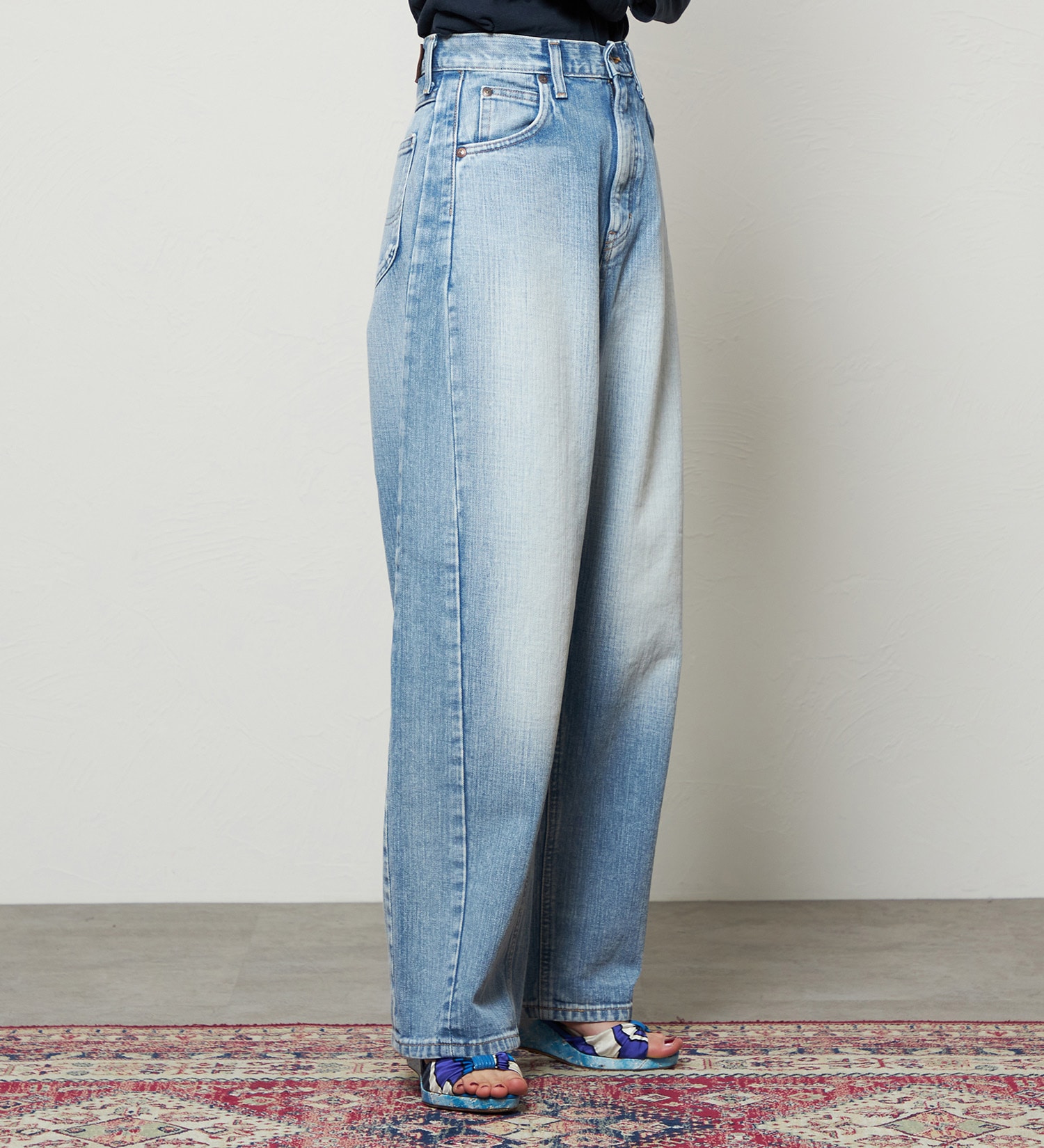 Lee(リー)のダディーパンツ/オリジナルコットン100％|パンツ/デニム/ジーンズパンツ/レディース|淡色ブルー