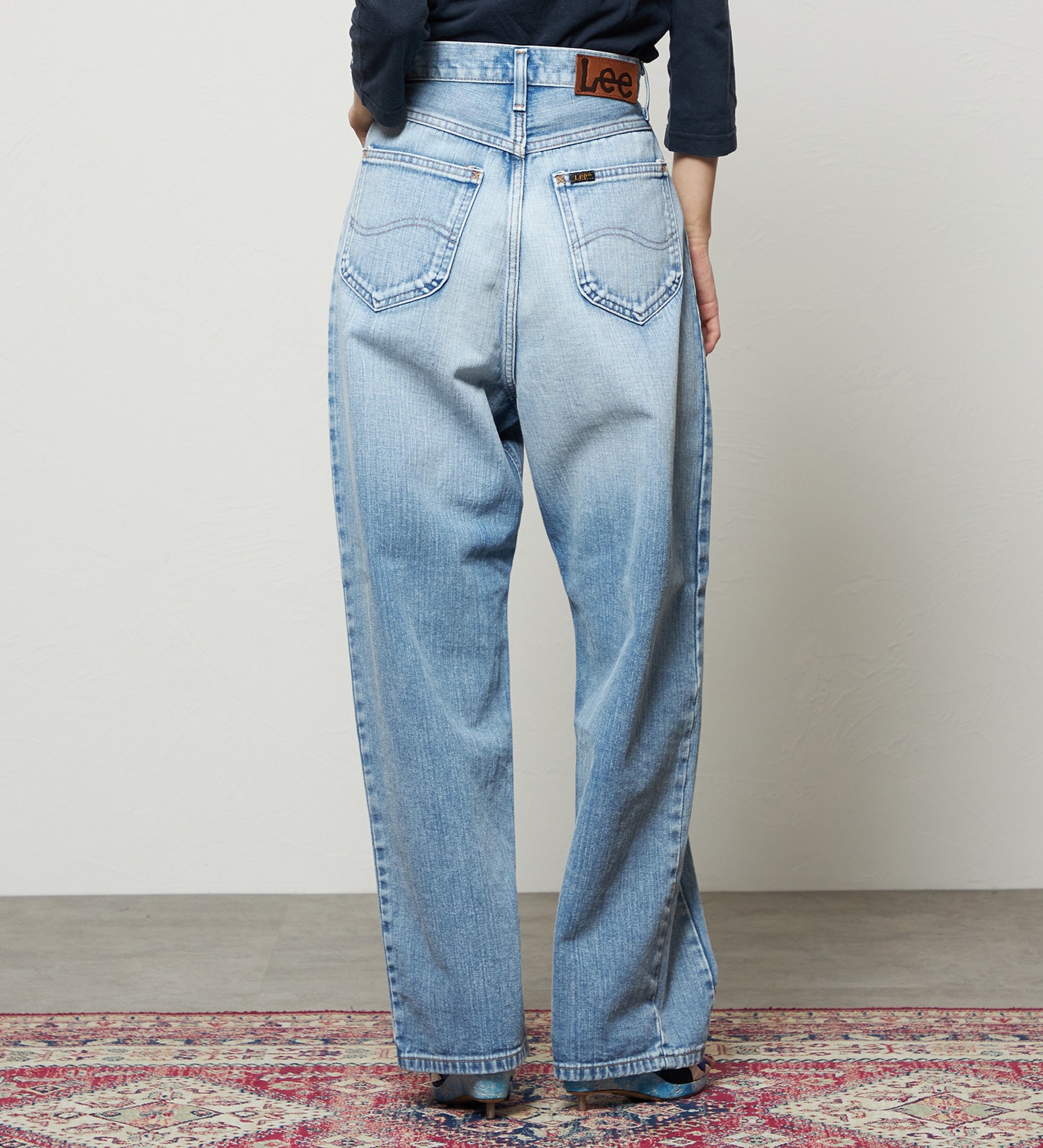 Lee(リー)のダディーパンツ/オリジナルコットン100％|パンツ/デニム/ジーンズパンツ/レディース|淡色ブルー