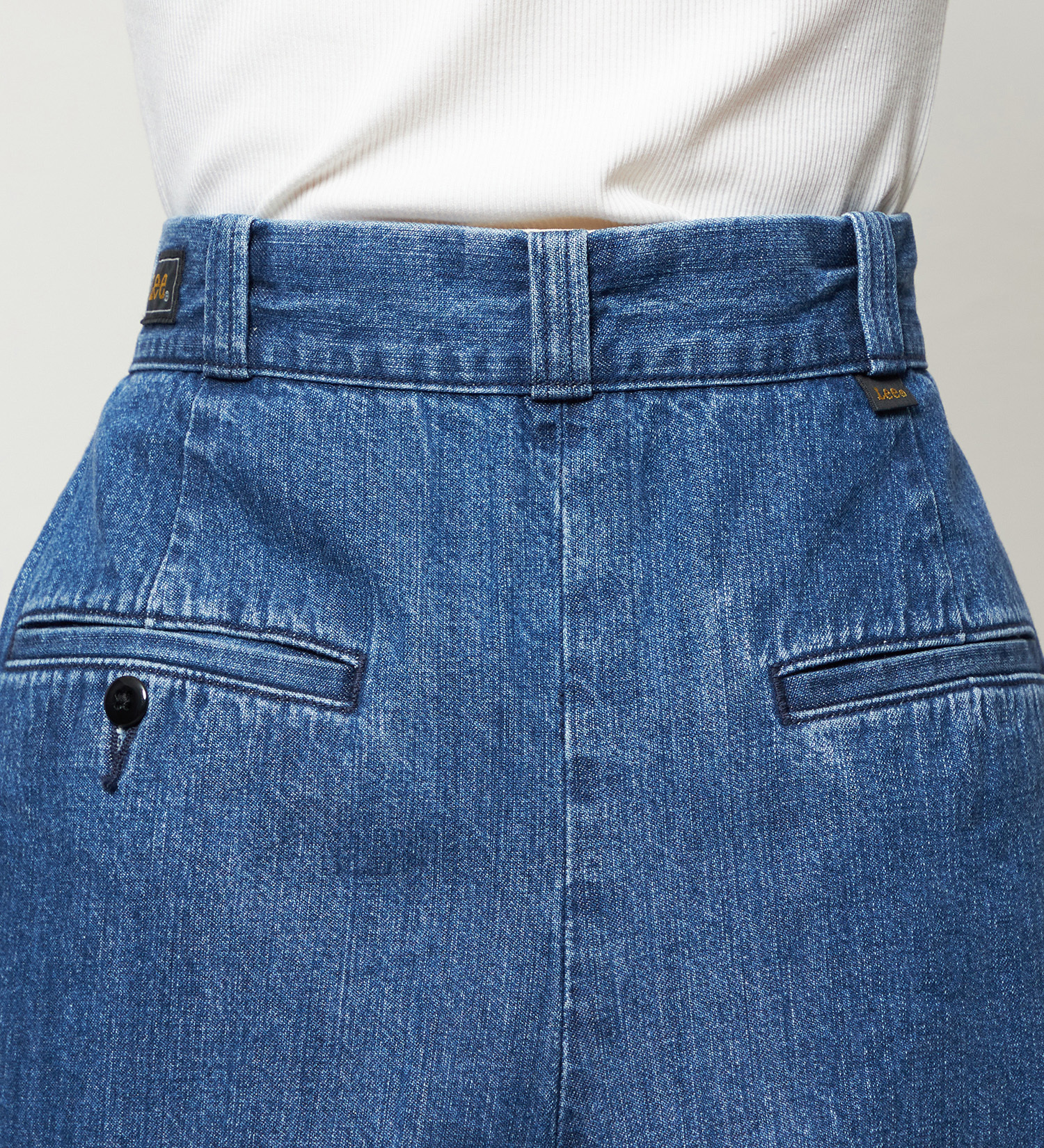 Lee(リー)のコンフォート チェトパ ショートパンツ|パンツ/デニム/ジーンズパンツ/レディース|中色ブルー