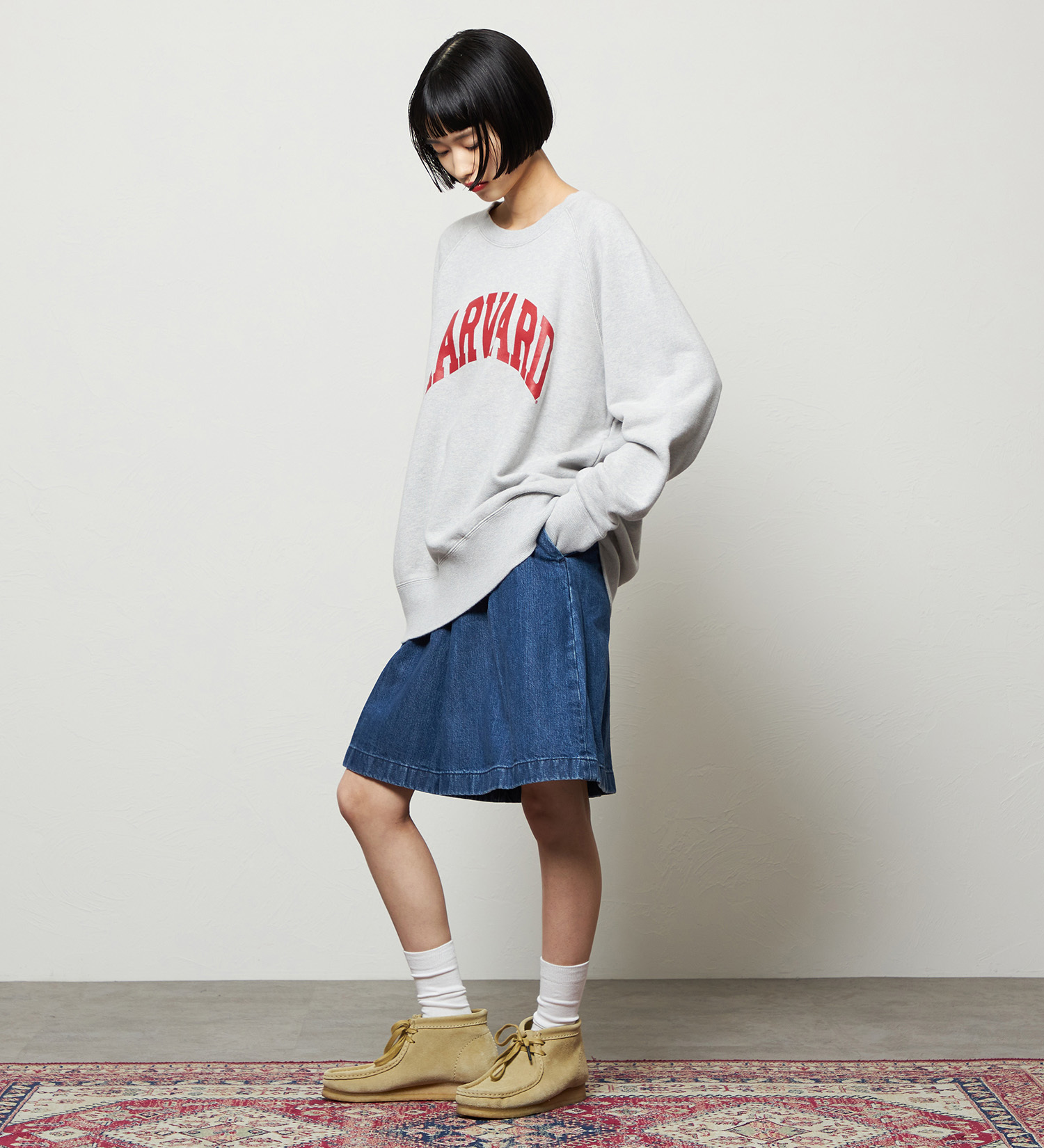 Lee(リー)のコンフォート チェトパ ショートパンツ|パンツ/デニム/ジーンズパンツ/レディース|中色ブルー